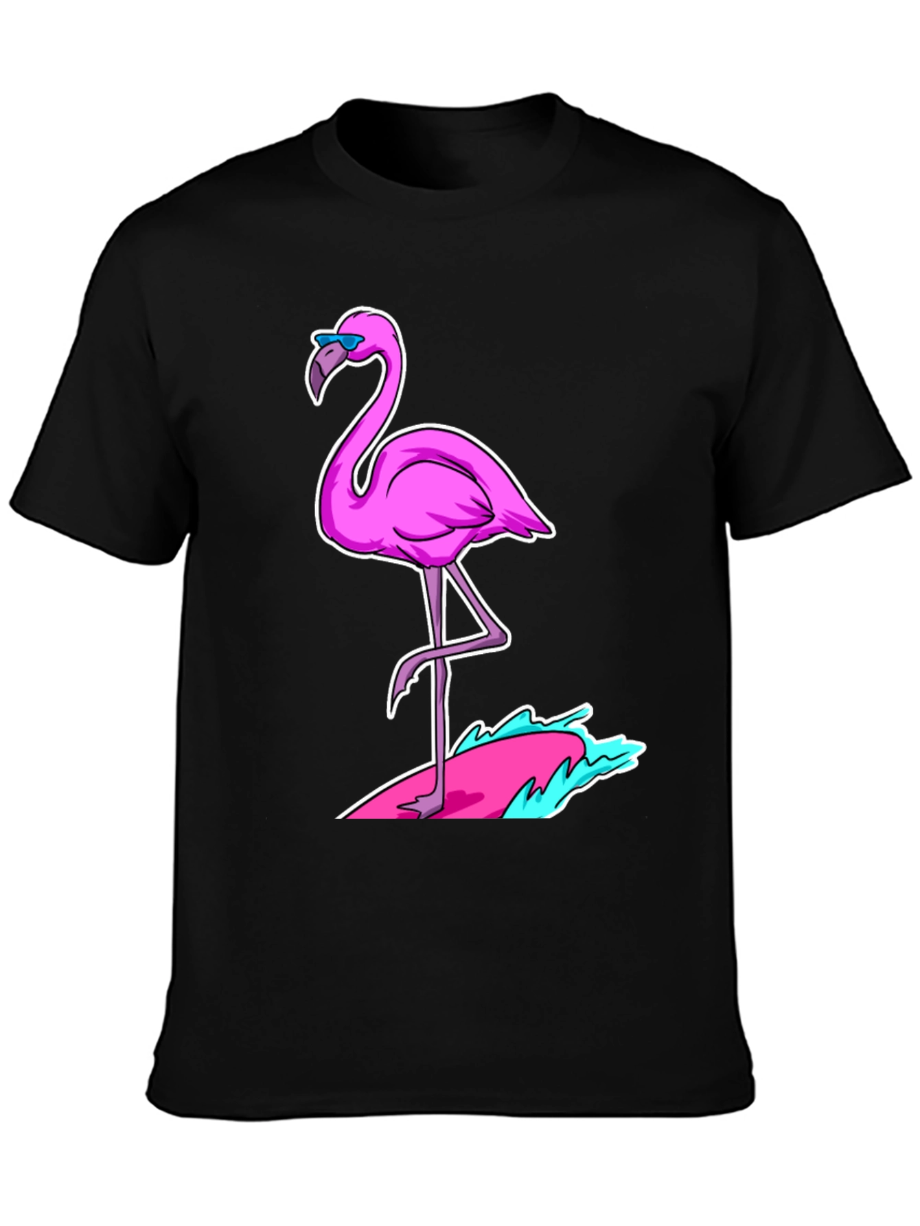 Cool Flamingo Graphic Tee - Tropical Summer Vibes