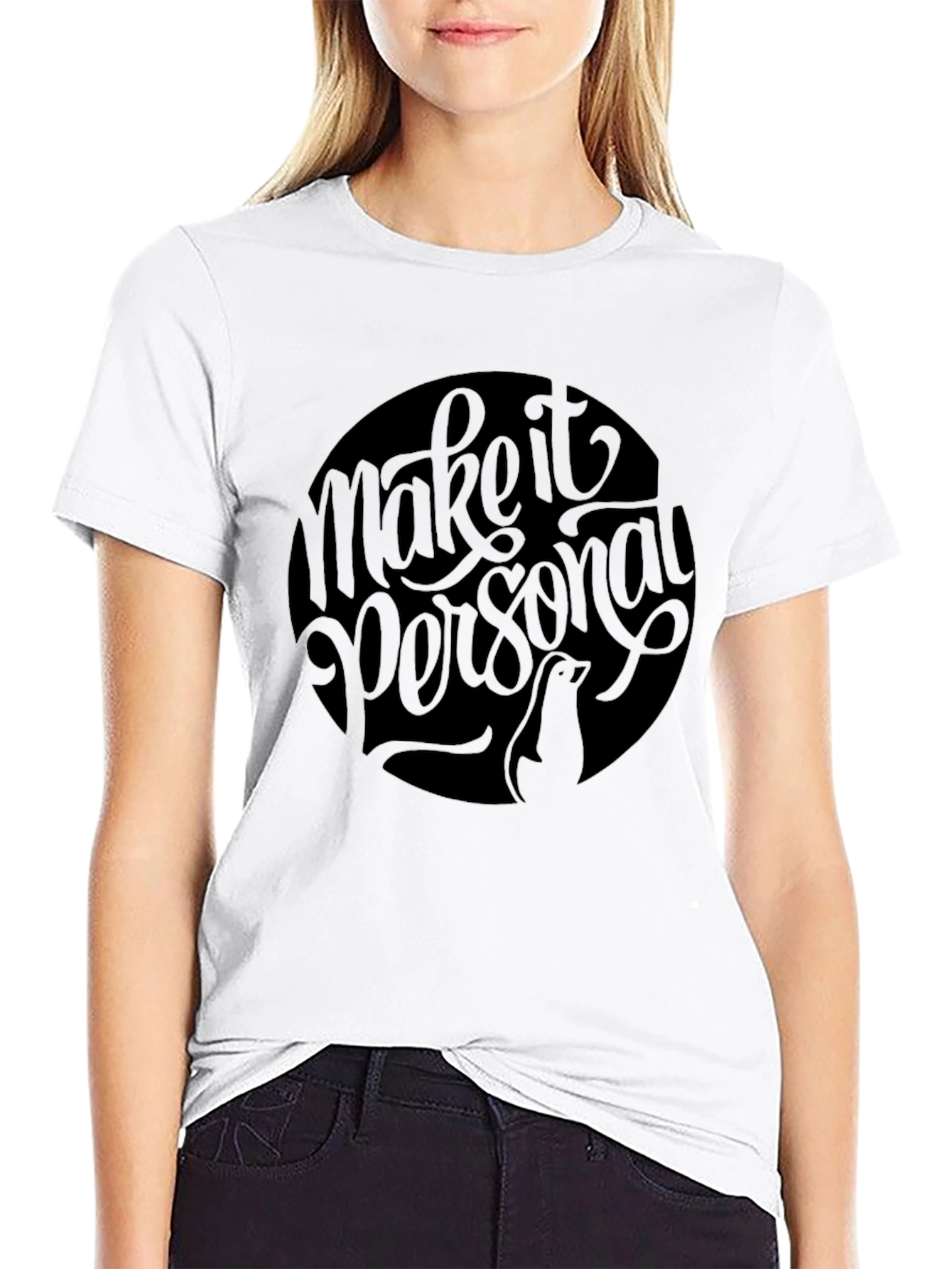 Make it Personal Graphic Tee - Black