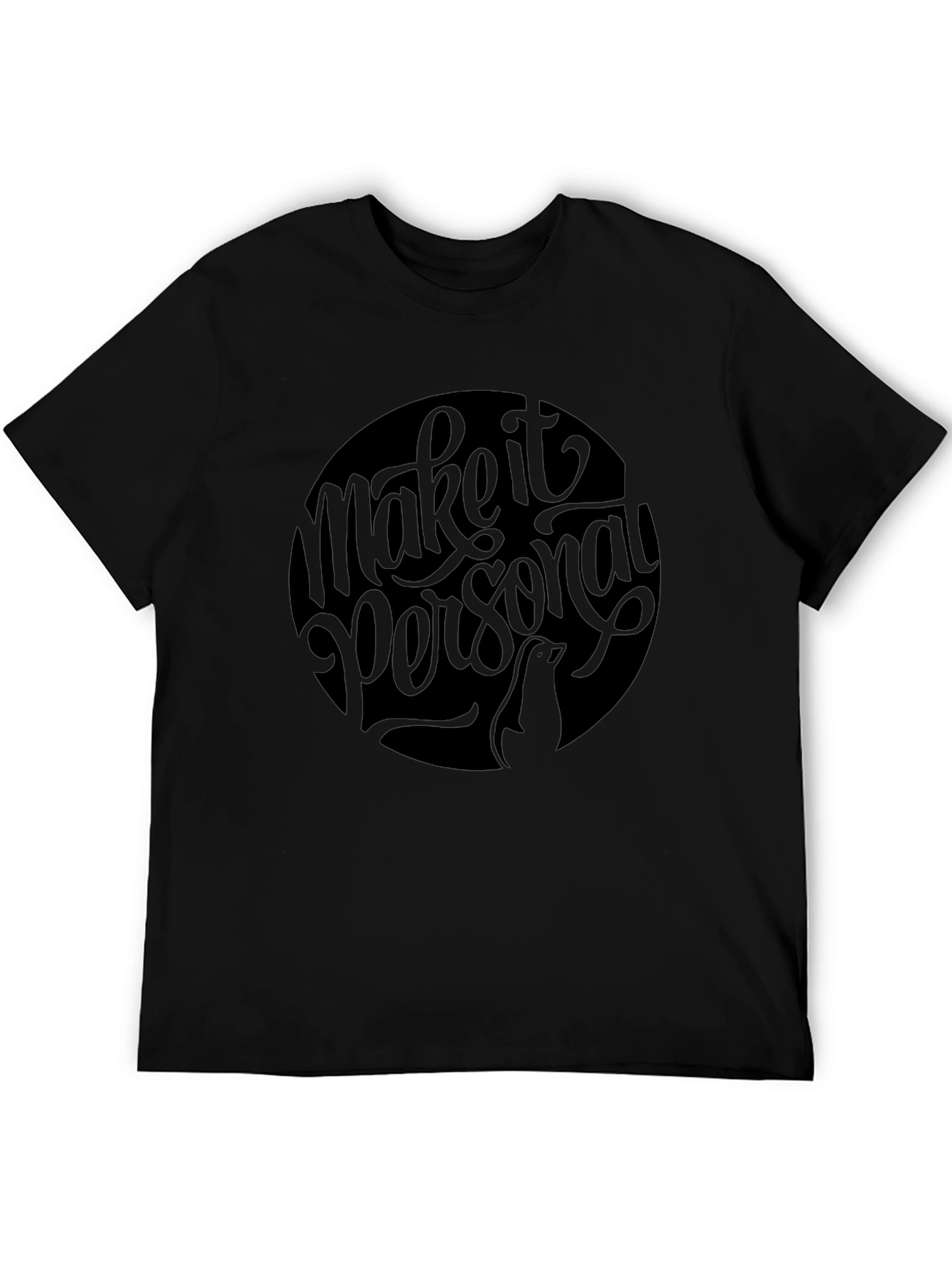 Make it Personal Graphic Tee - Black