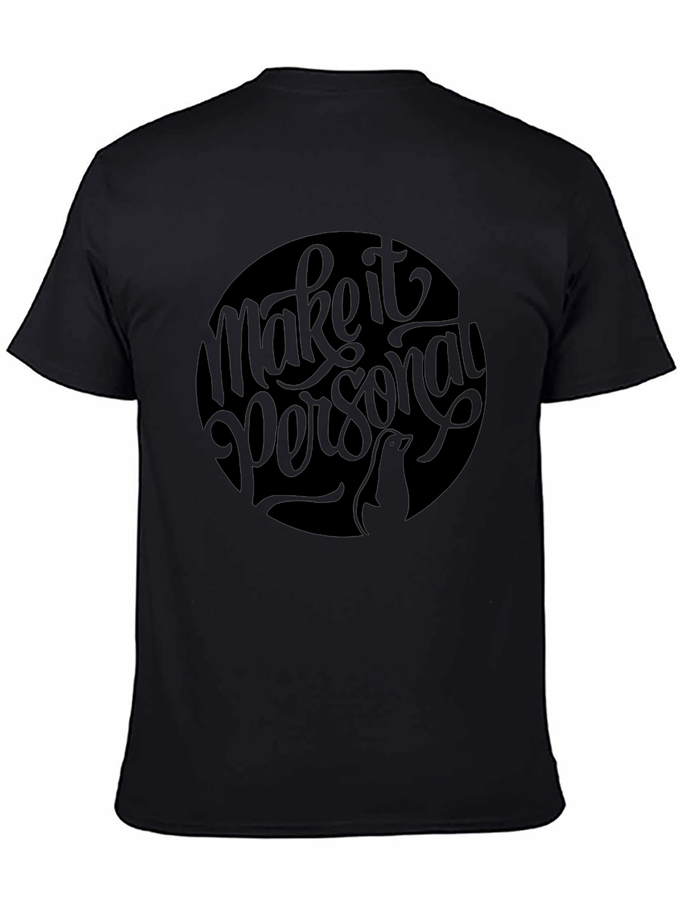 Make it Personal Graphic Tee - Black