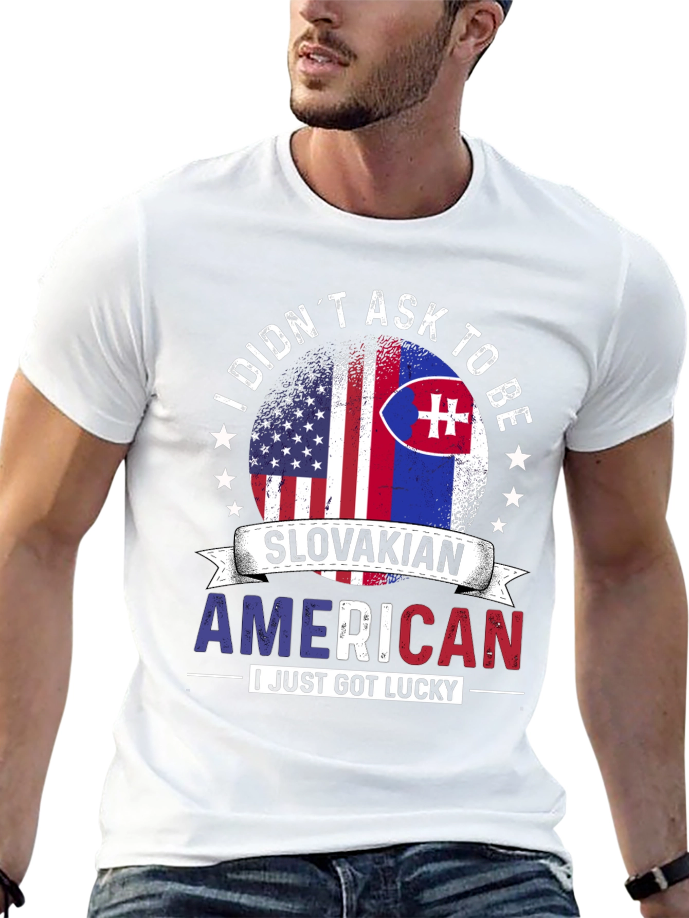 Slovakian American Pride T-Shirt