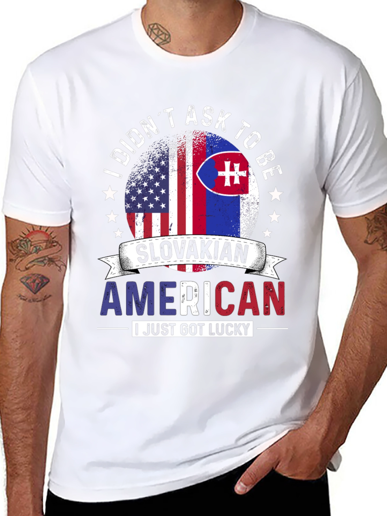 Slovakian American Pride T-Shirt