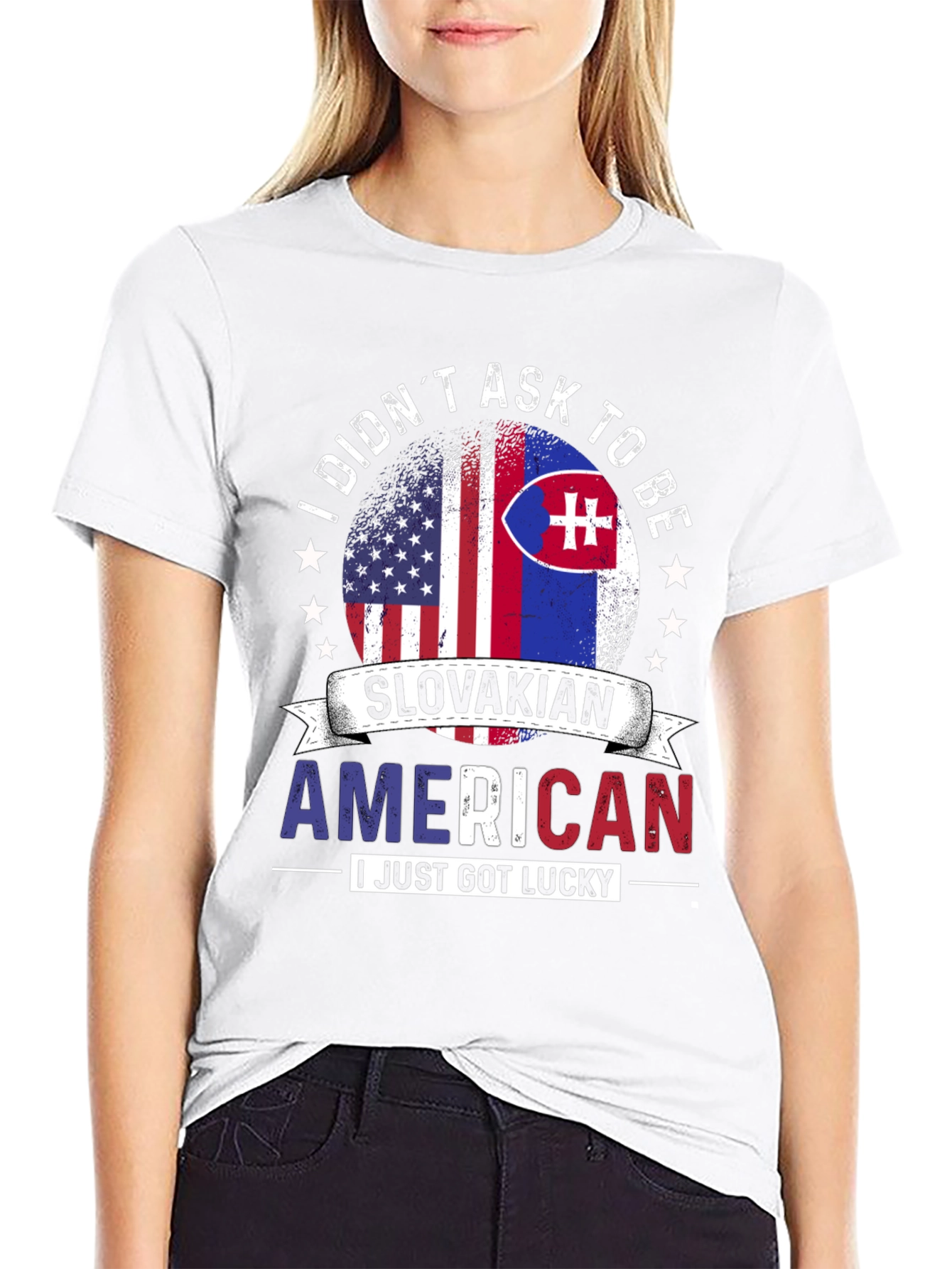 Slovakian American Pride T-Shirt