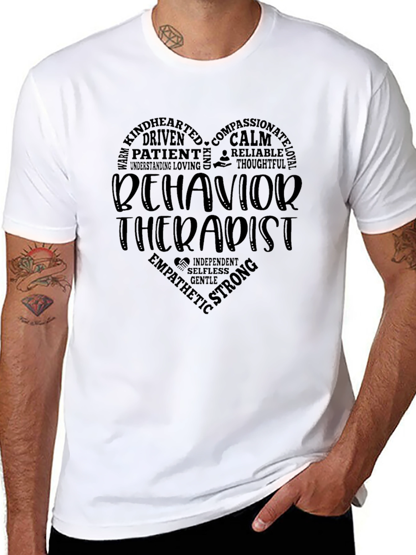 Behavior Therapist Heart T-Shirt