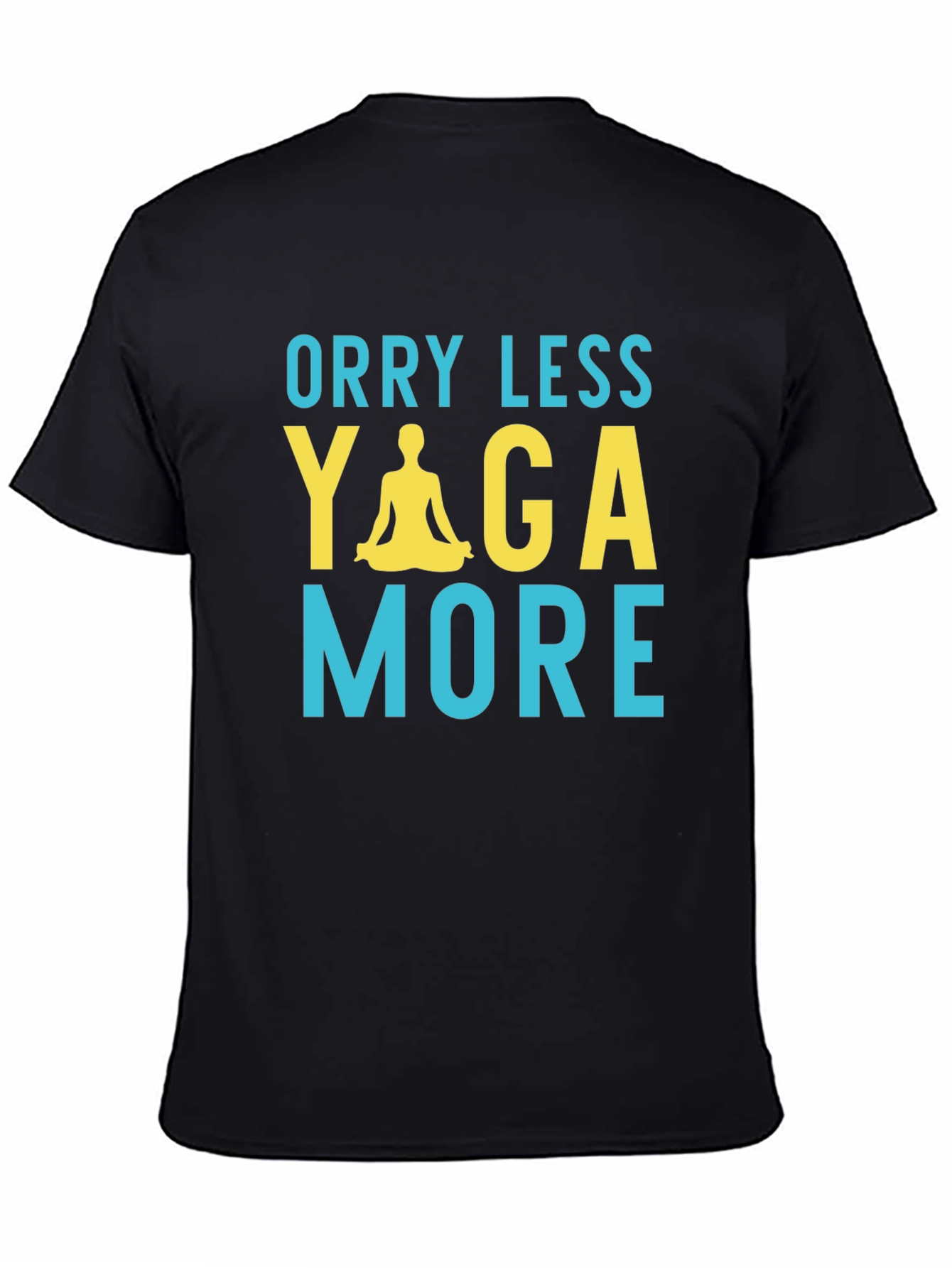 Worry Less Yoga More Graphic Tee