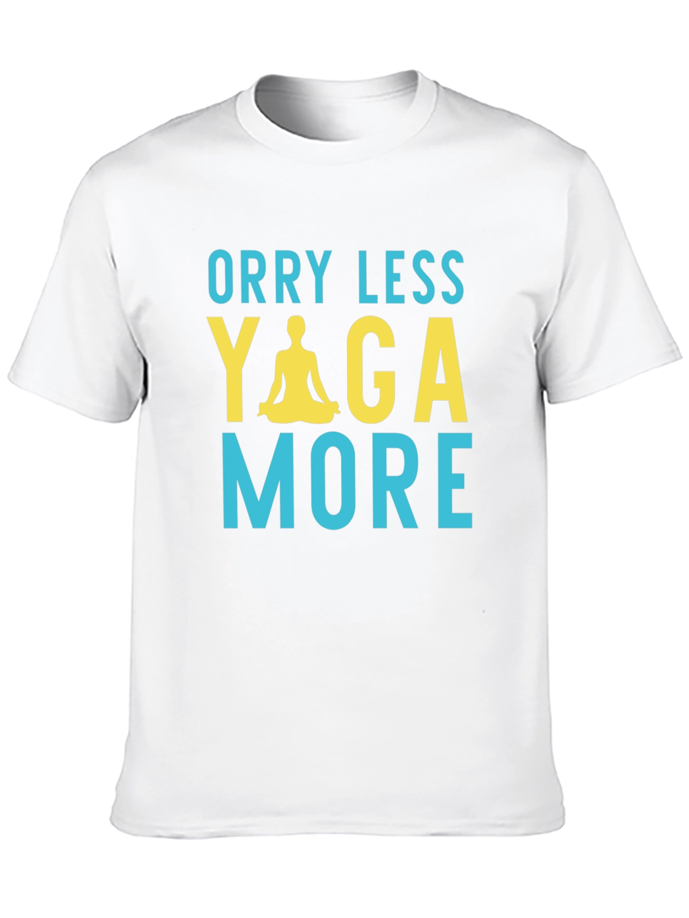 Worry Less Yoga More Graphic Tee