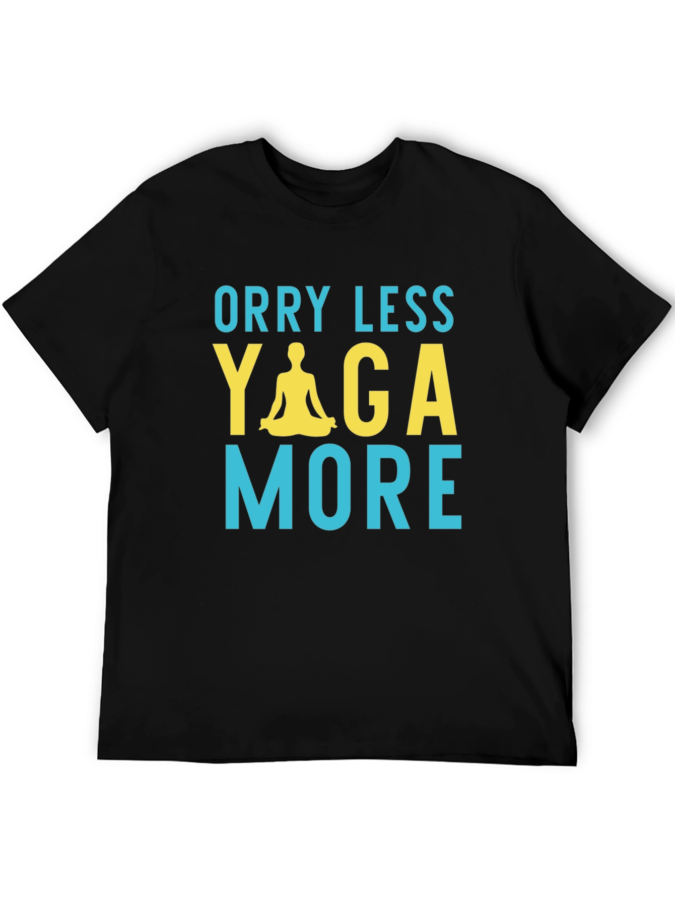 Worry Less Yoga More Graphic Tee
