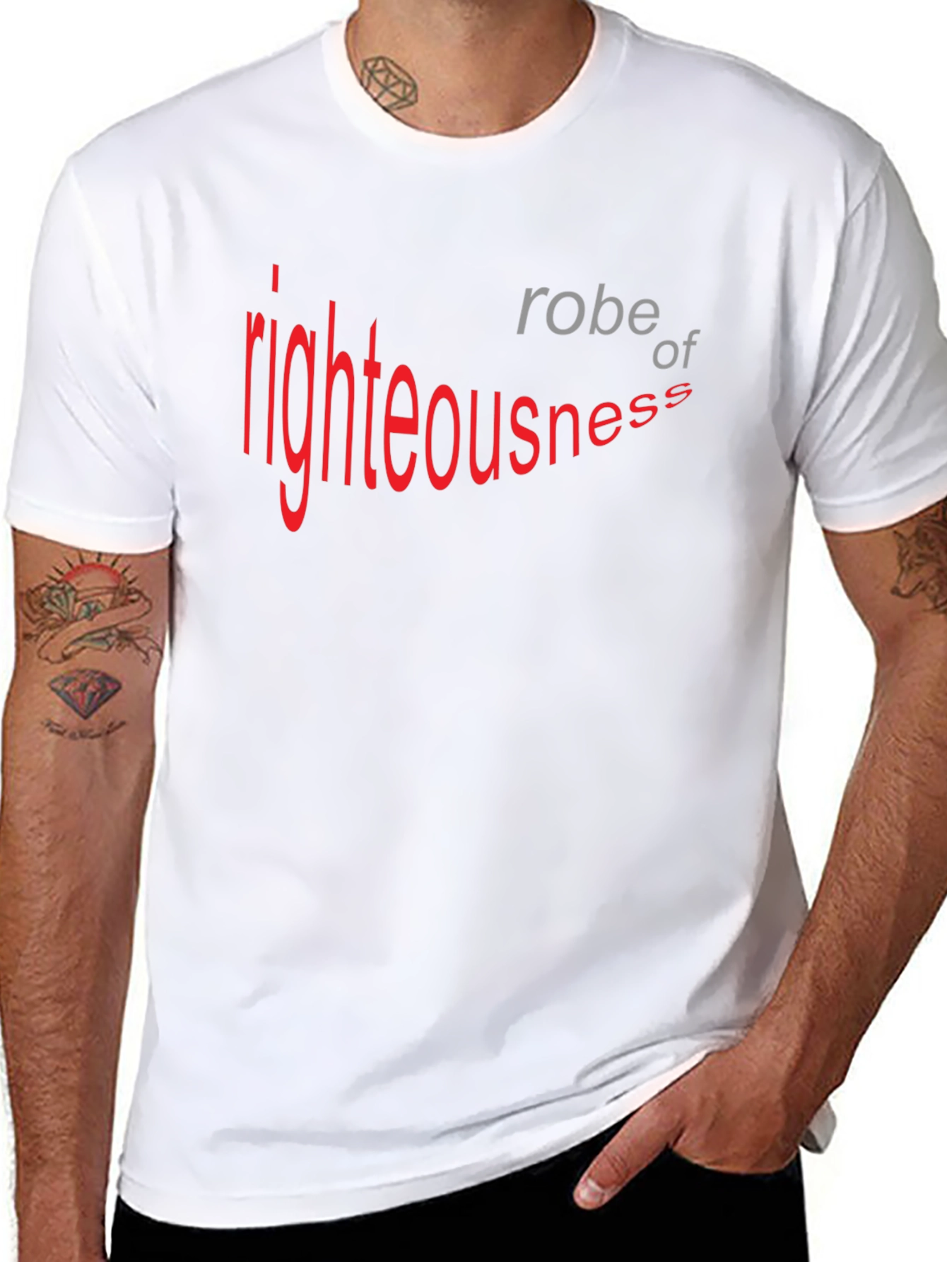 Robe of Righteousness Black Graphic Tee