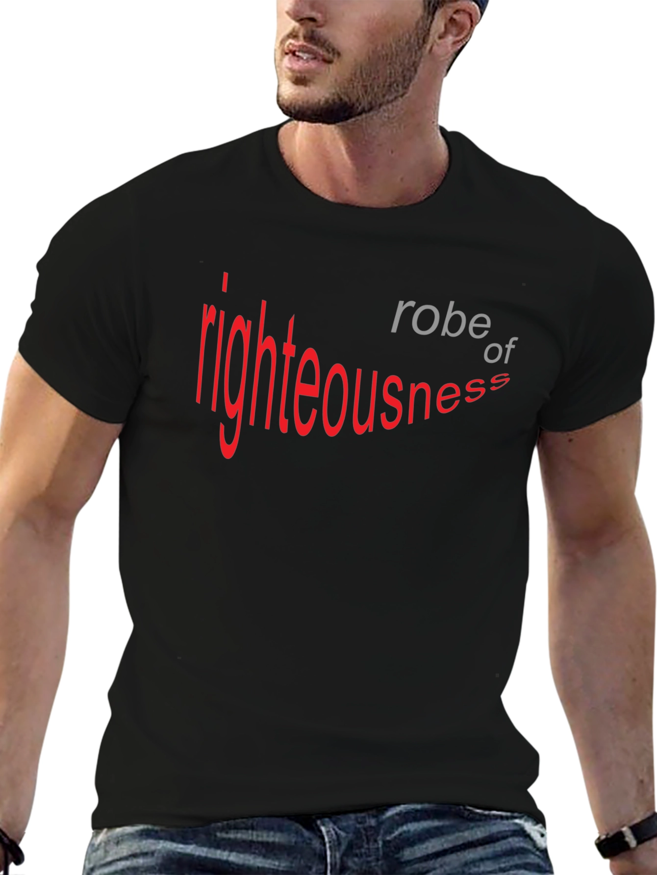 Robe of Righteousness Black Graphic Tee