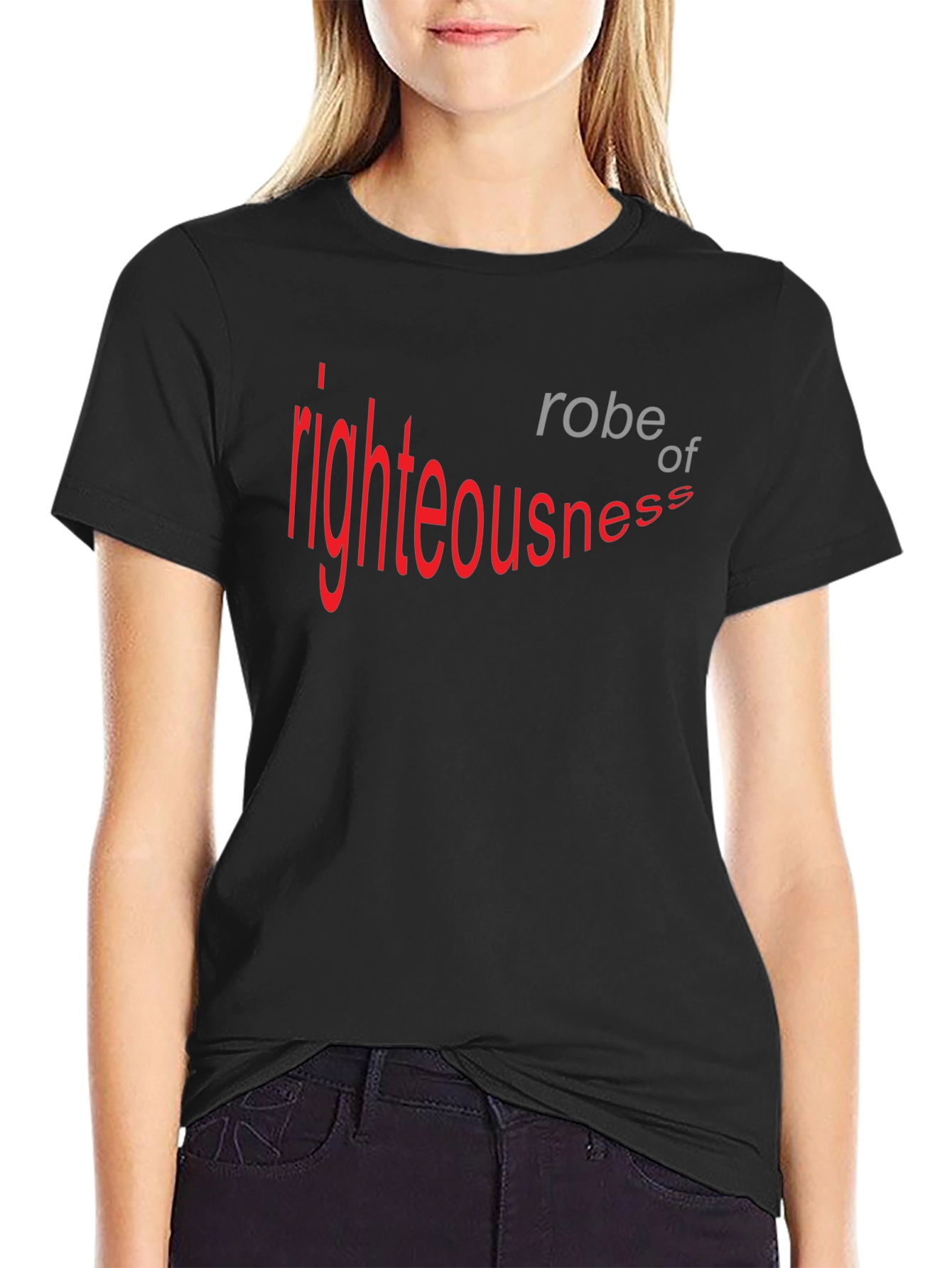 Robe of Righteousness Black Graphic Tee