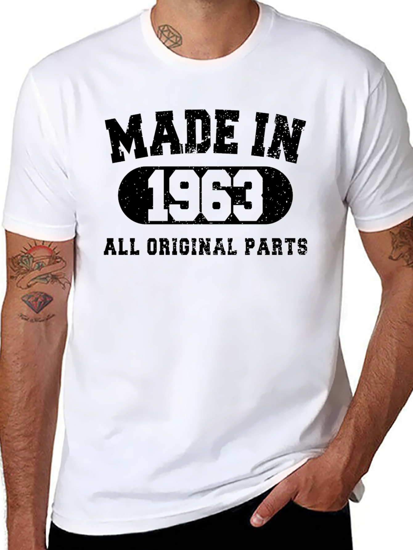 Made in 1963 T-Shirt - All Original Parts