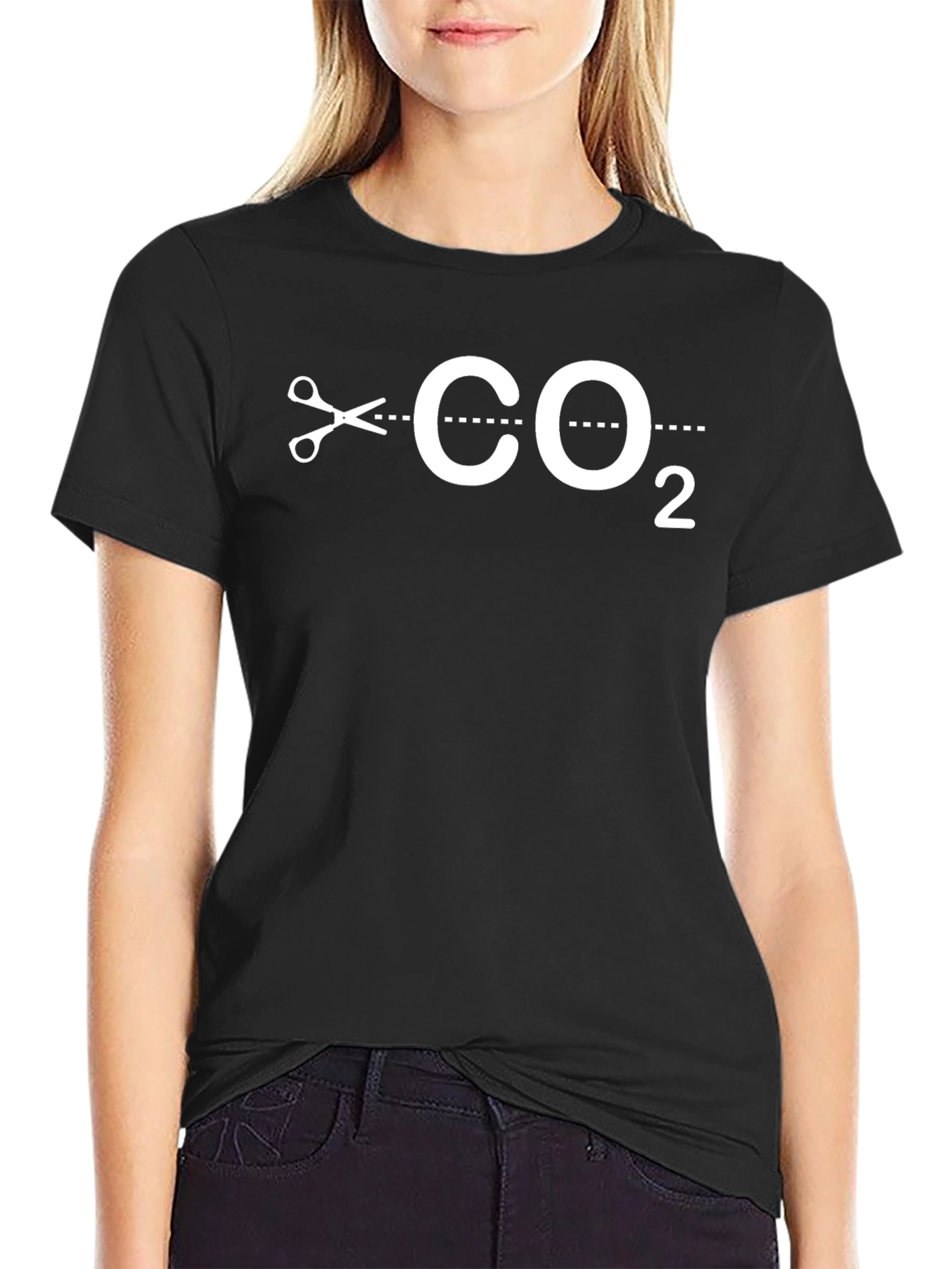 Cut CO2 Graphic T-Shirt - Eco-Friendly Statement Tee