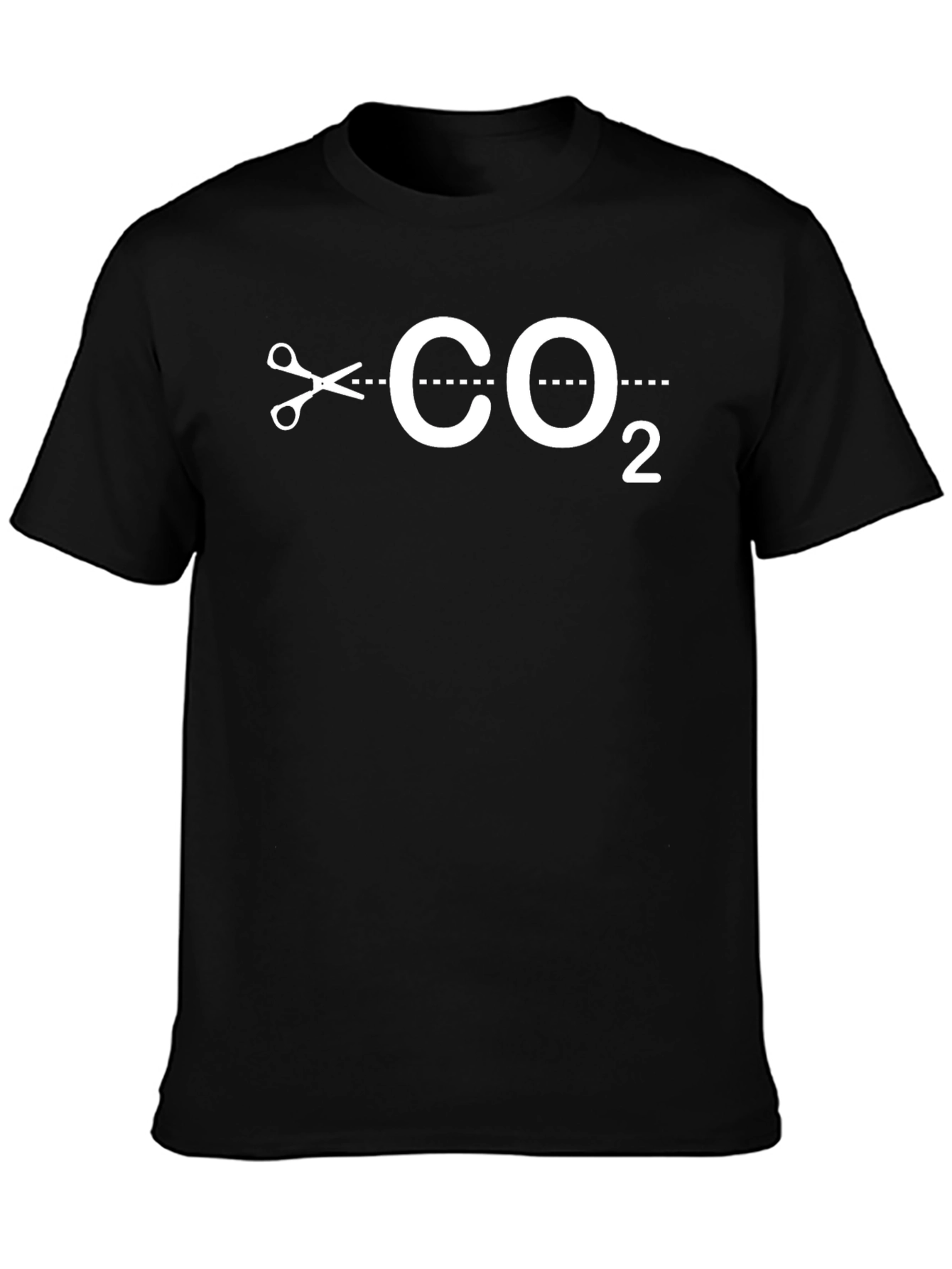 Cut CO2 Graphic T-Shirt - Eco-Friendly Statement Tee