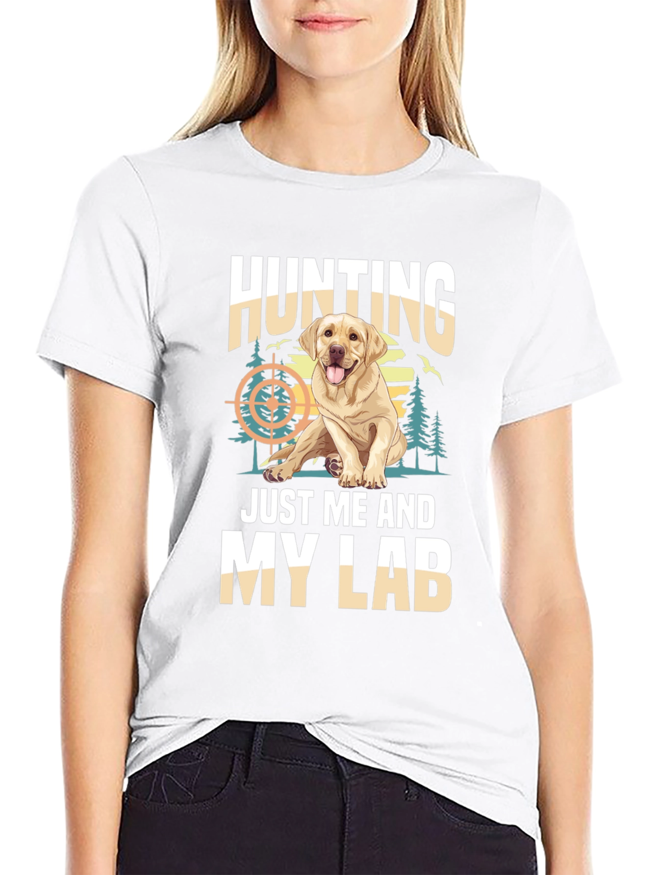 Hunting Lab T-Shirt: Just Me and My Lab Tee