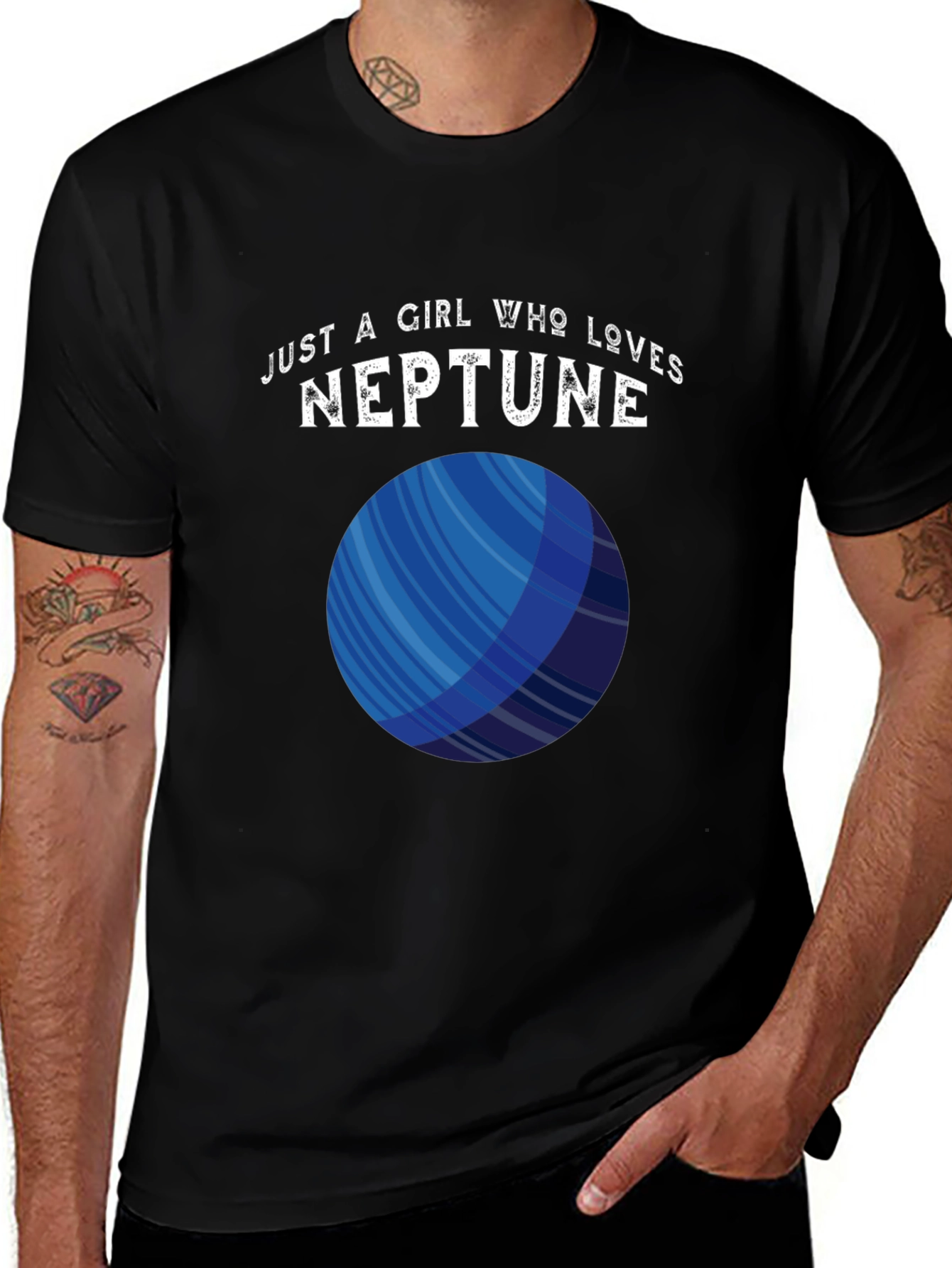 Neptune Lover Graphic T-Shirt