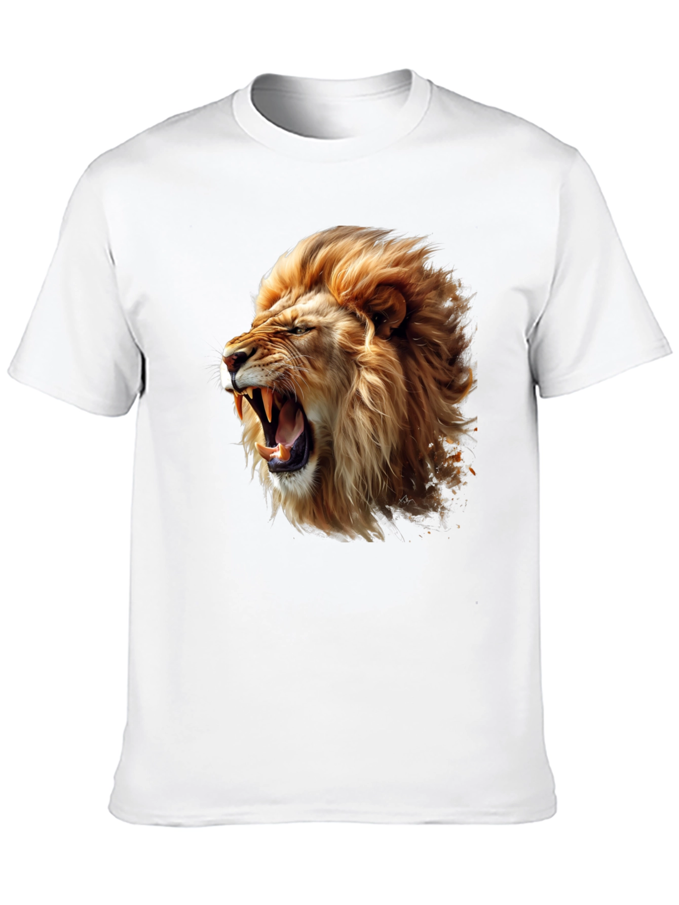Lion Roar Graphic Tee - Black