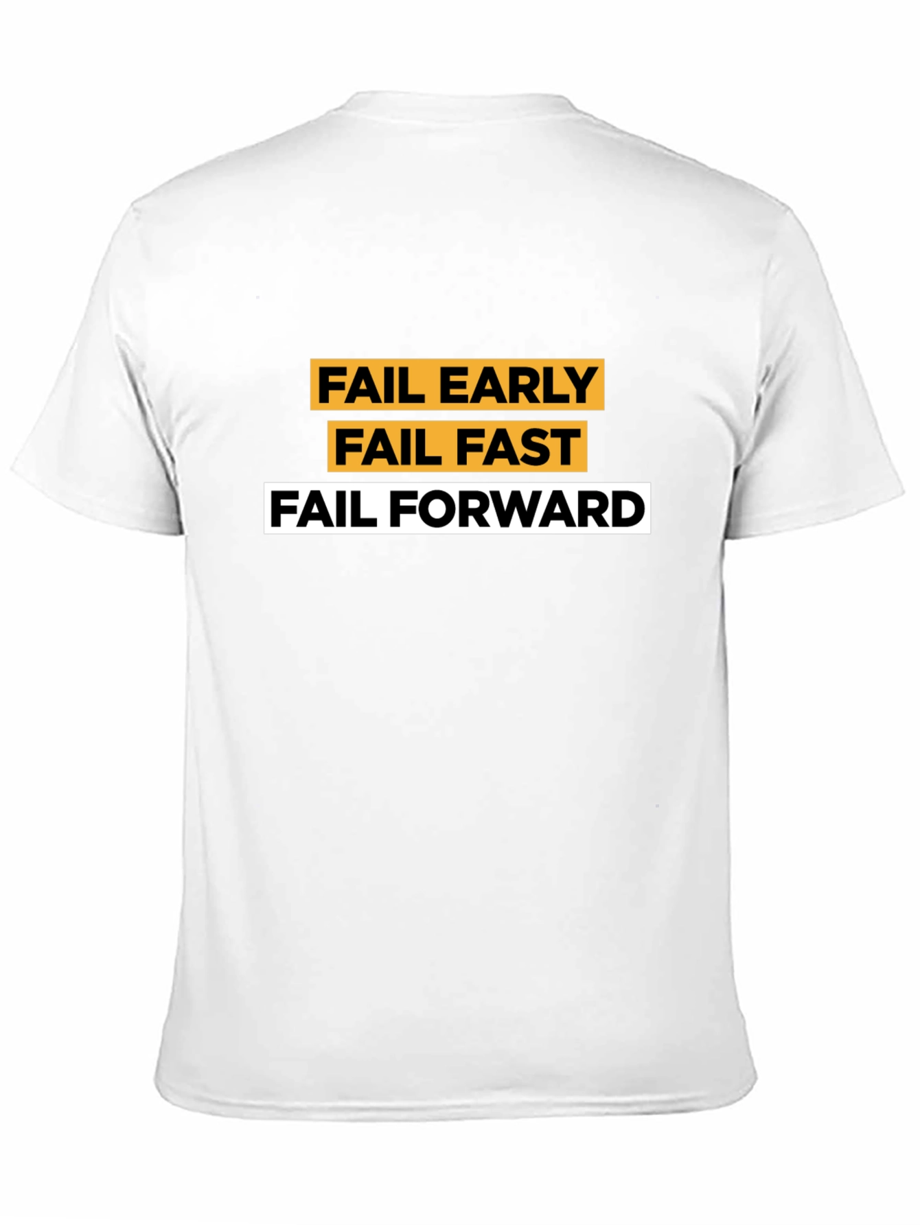 Fail Early Fast Forward Graphic Tee