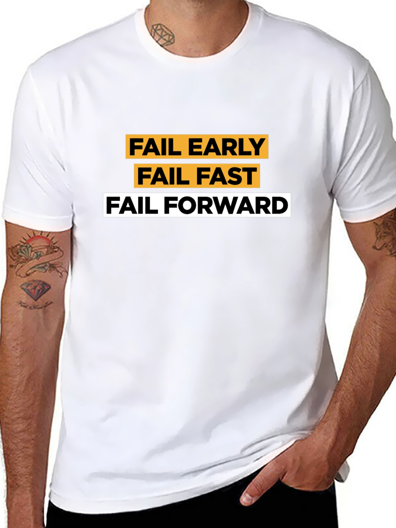 Fail Early Fast Forward Graphic Tee
