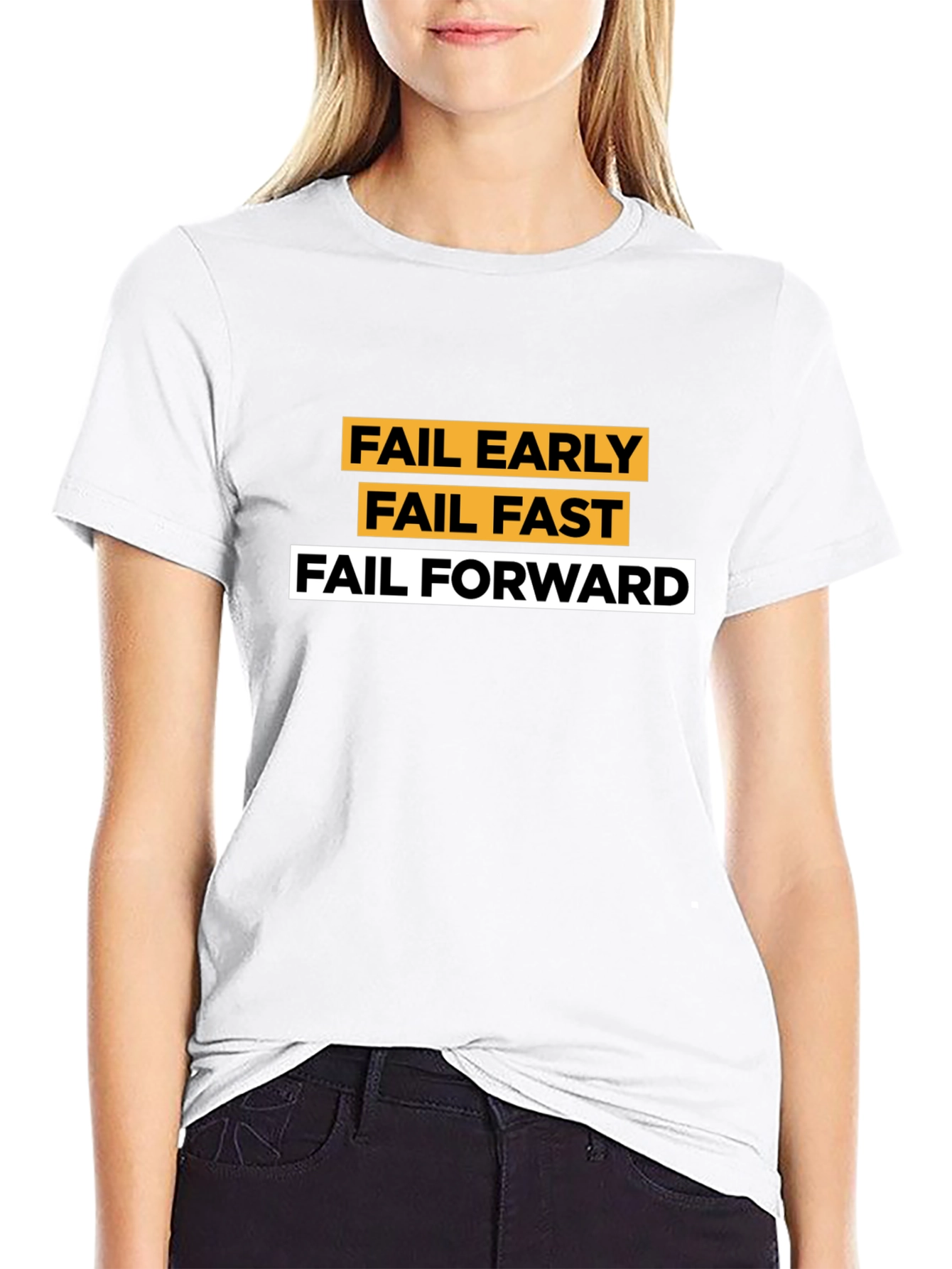 Fail Early Fast Forward Graphic Tee