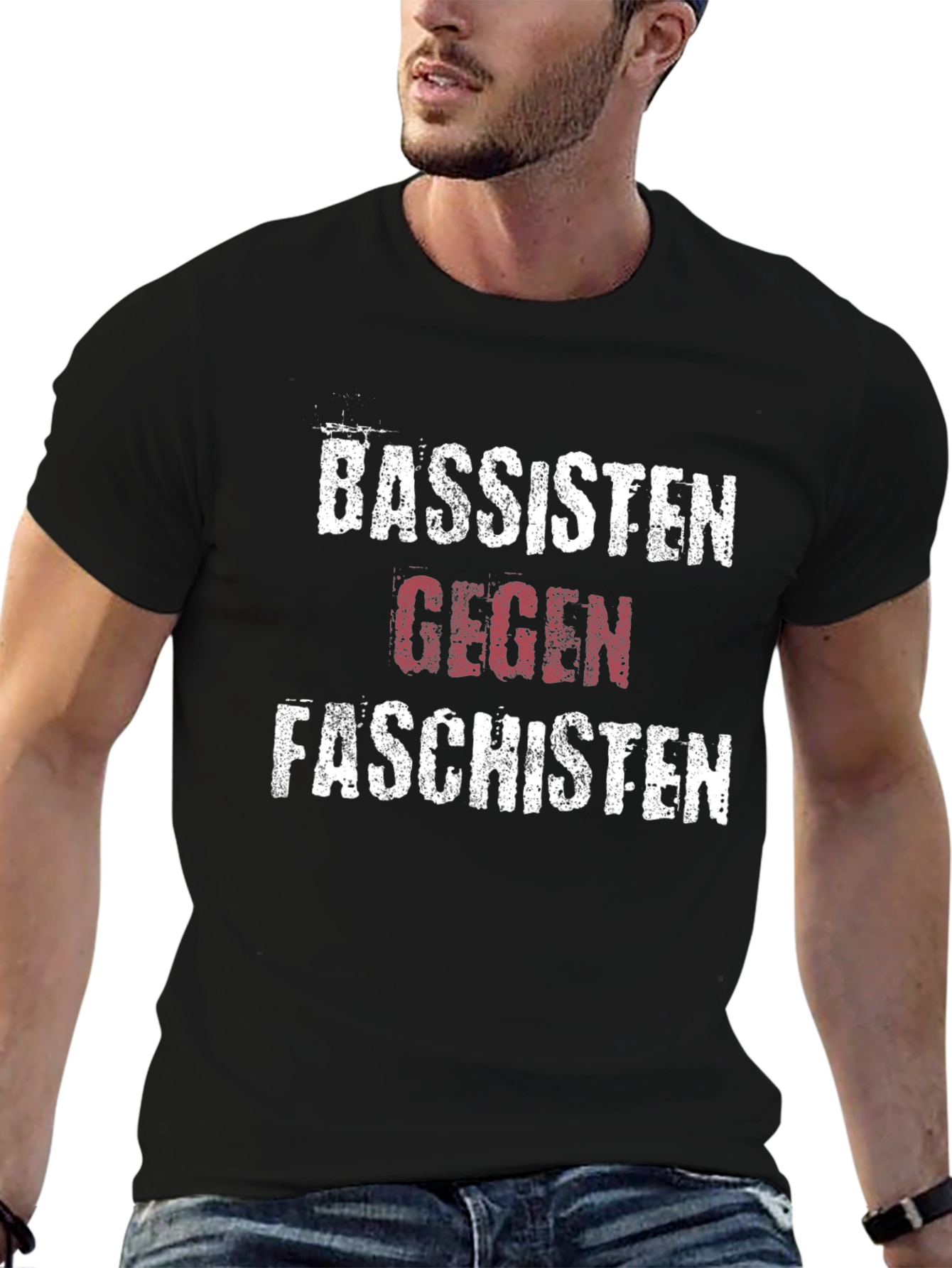 BASSISTEN GEGEN FASCHISTEN Graphic T-Shirt