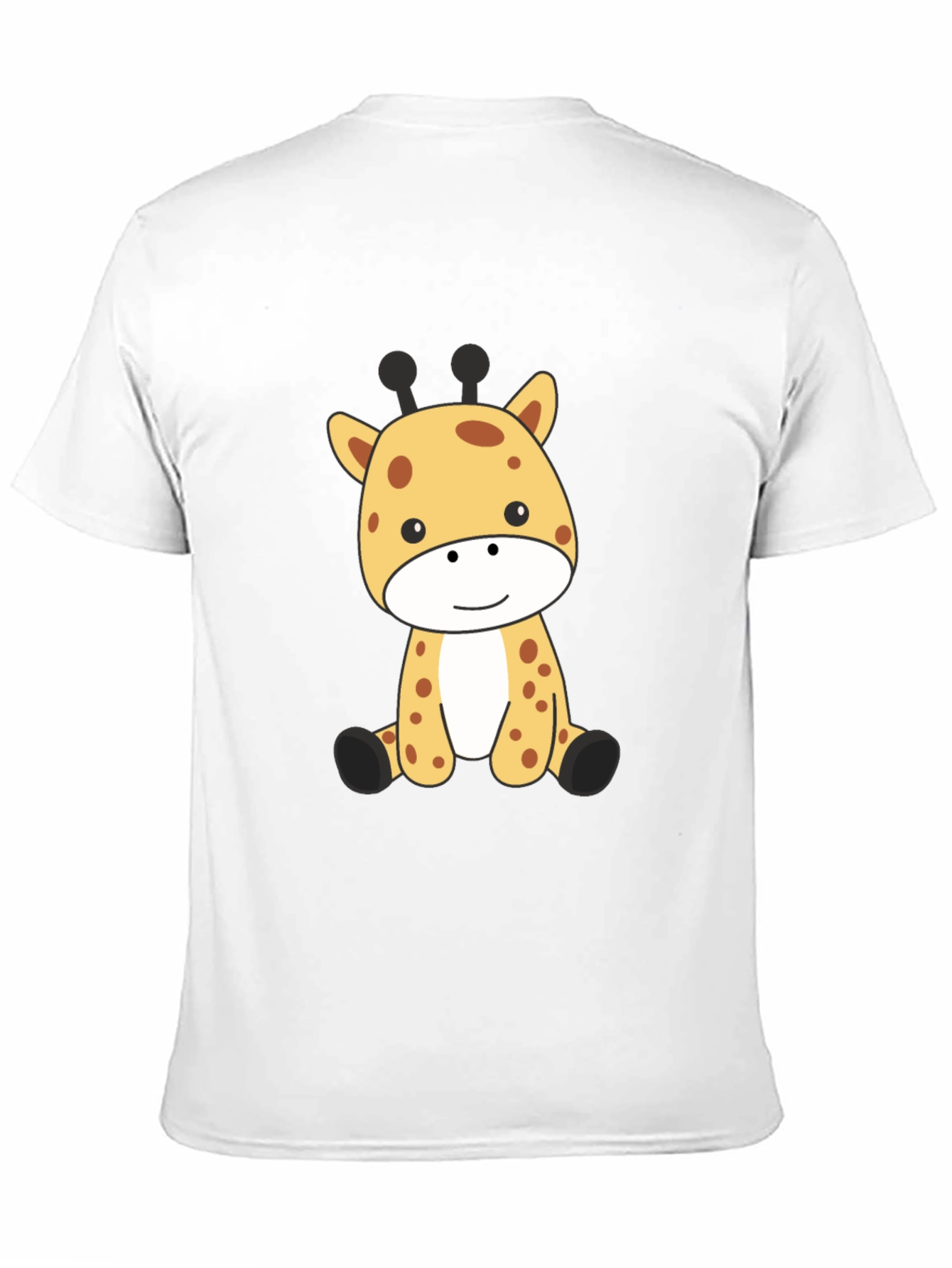 Cute Giraffe Graphic Tee - Soft Cotton Blend