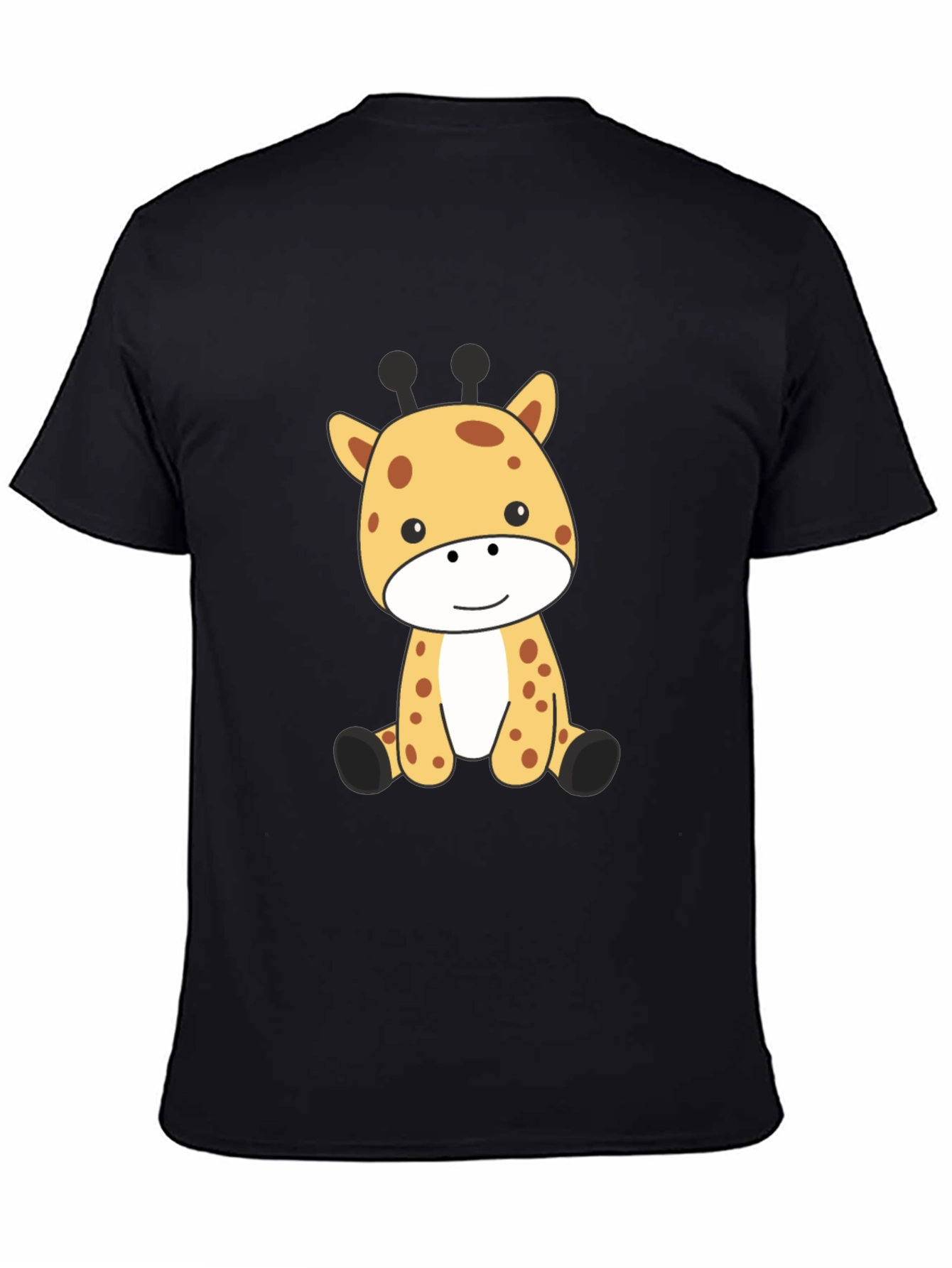 Cute Giraffe Graphic Tee - Soft Cotton Blend