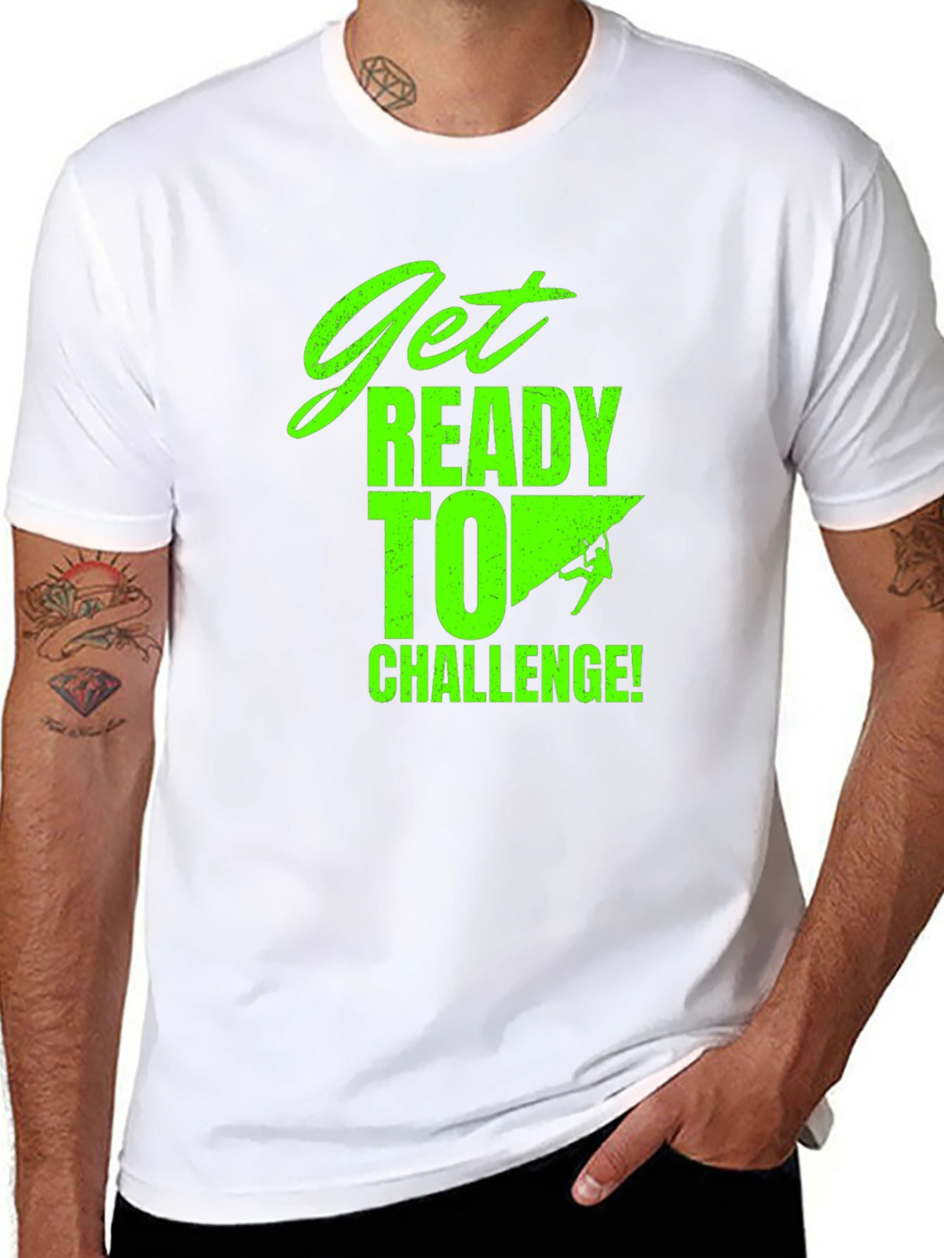 Get Ready To Challenge Black T-Shirt
