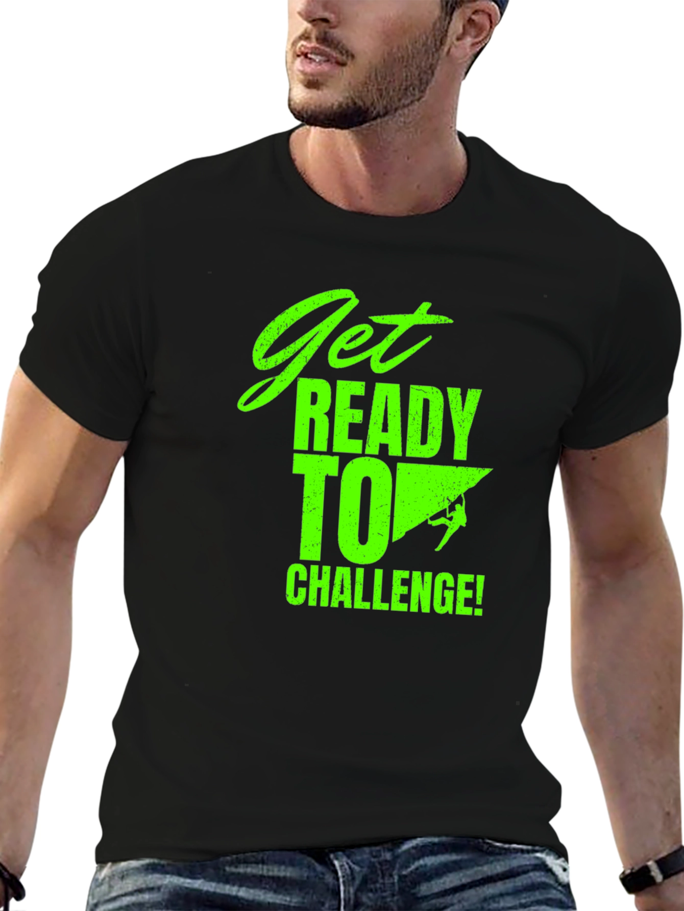 Get Ready To Challenge Black T-Shirt