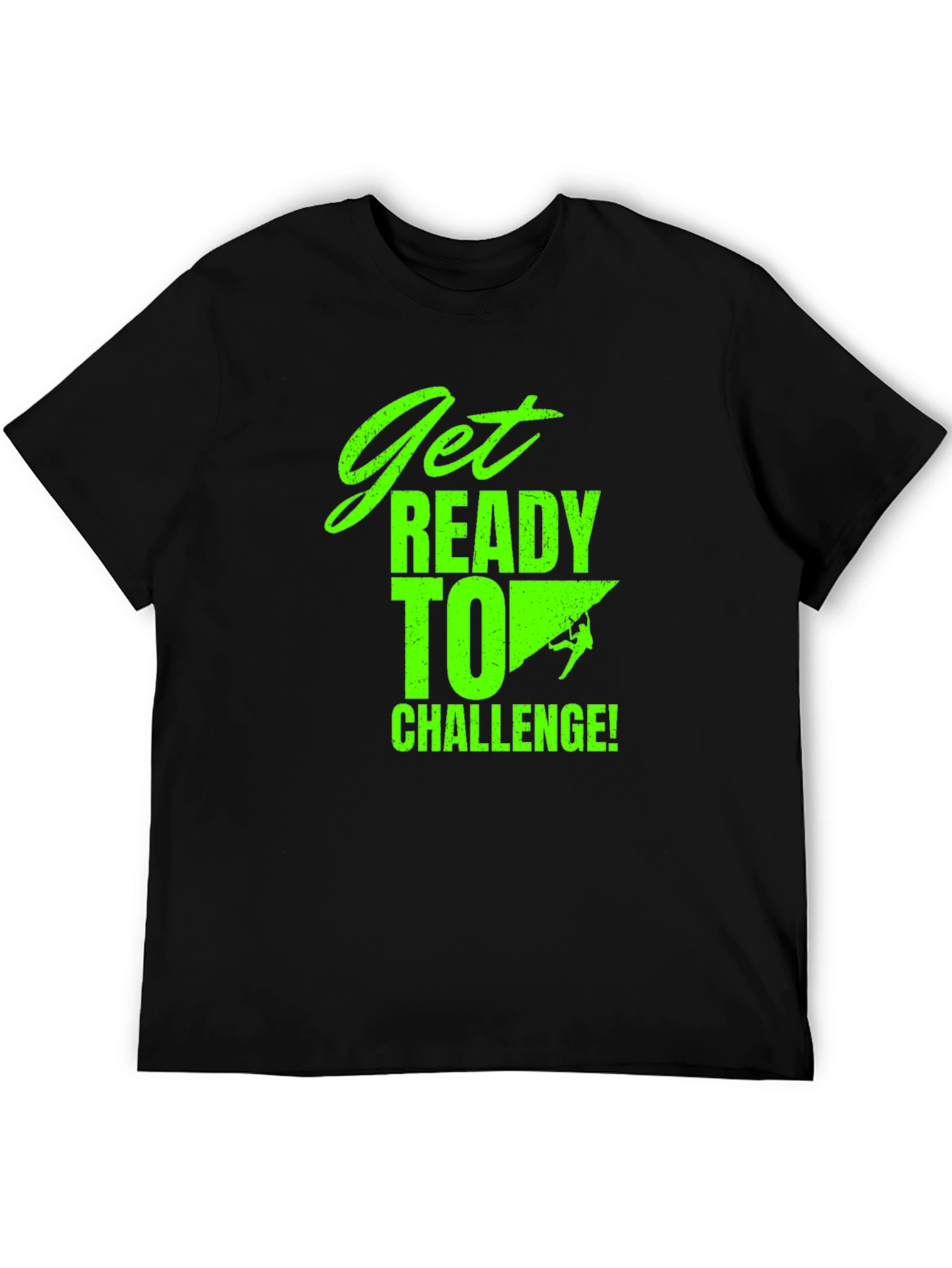 Get Ready To Challenge Black T-Shirt