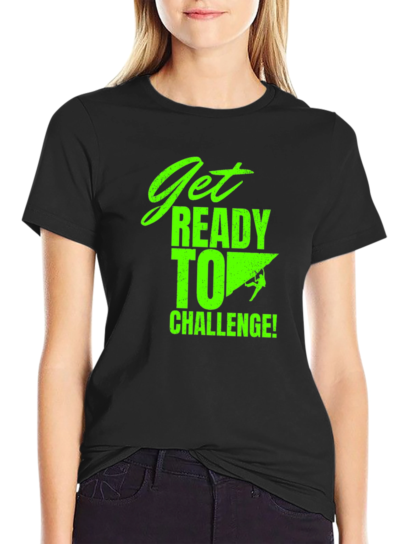 Get Ready To Challenge Black T-Shirt