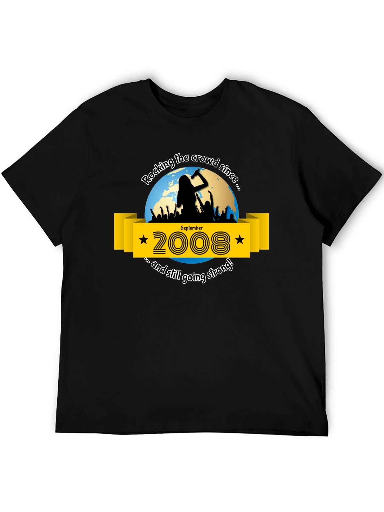 Rocking Since 2008 T-Shirt - Unisex