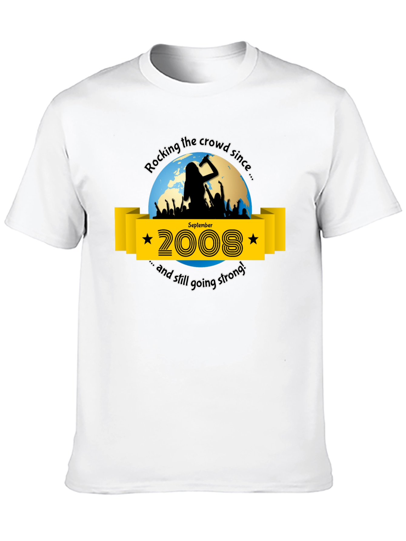 Rocking Since 2008 T-Shirt - Unisex