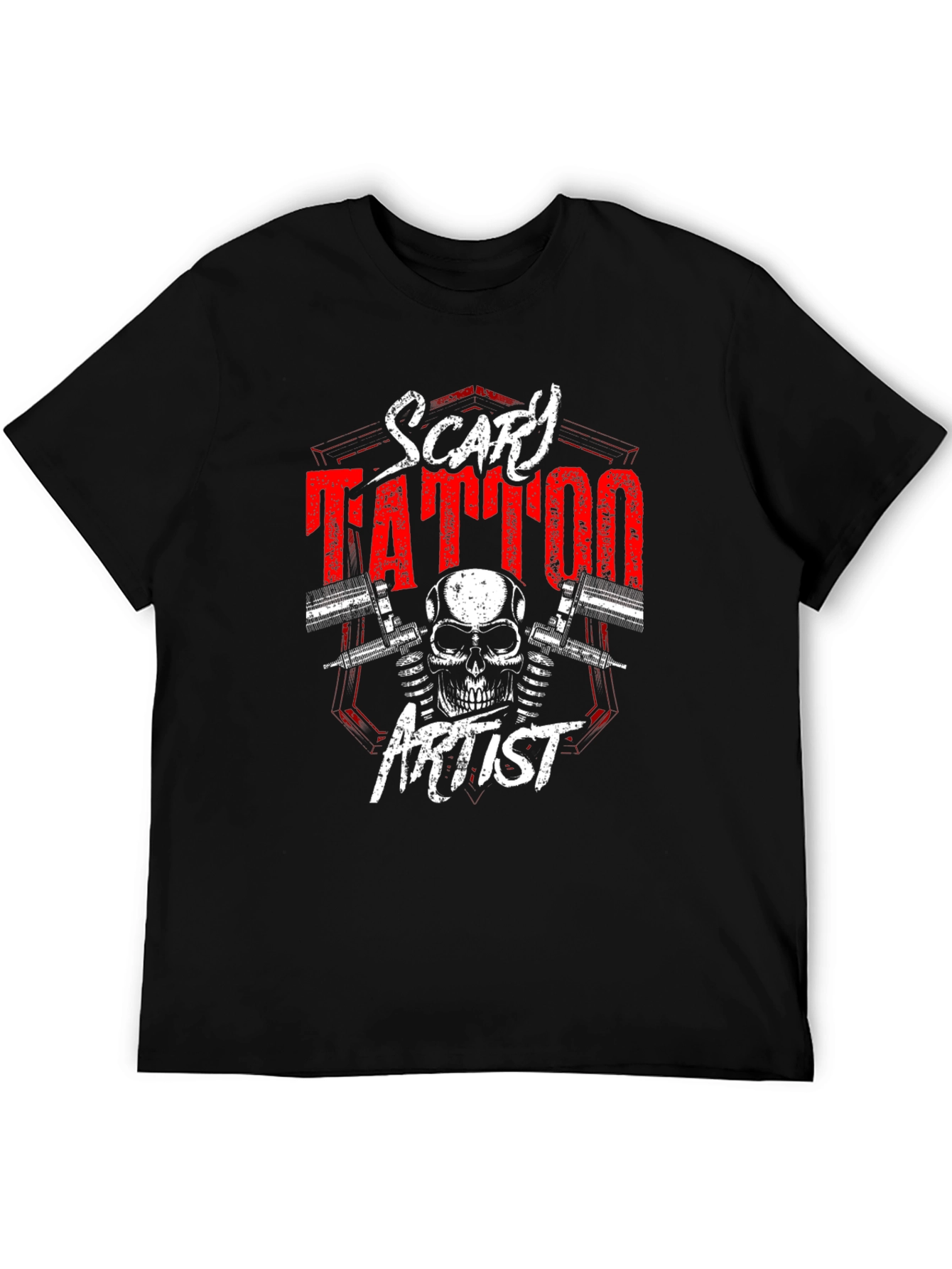 Scary Tattoo Artist Graphic T-Shirt