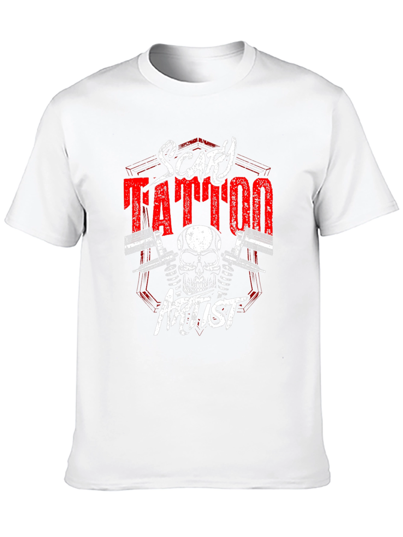 Scary Tattoo Artist Graphic T-Shirt