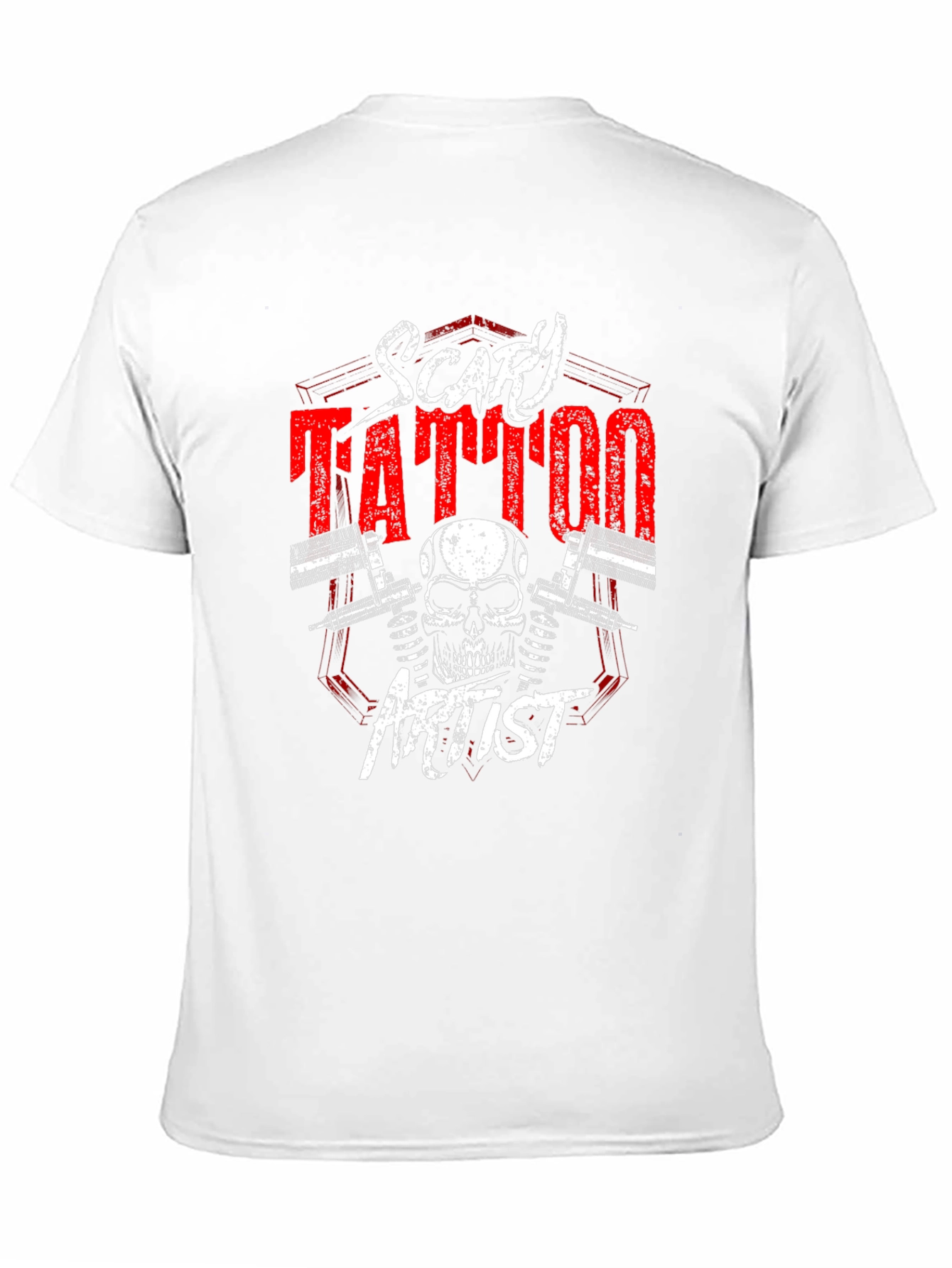 Scary Tattoo Artist Graphic T-Shirt