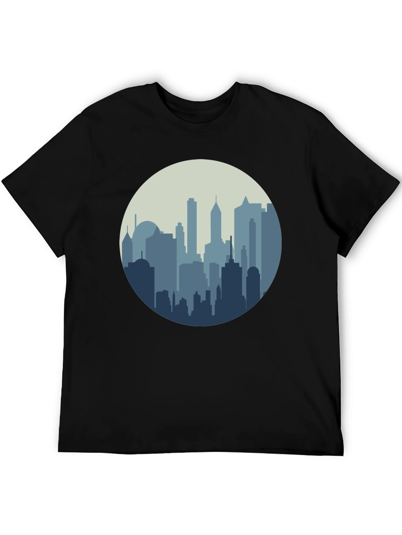 Cityscape Graphic Tee - Modern Urban Design