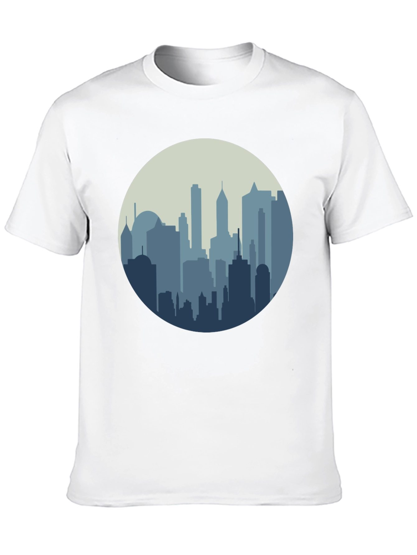 Cityscape Graphic Tee - Modern Urban Design