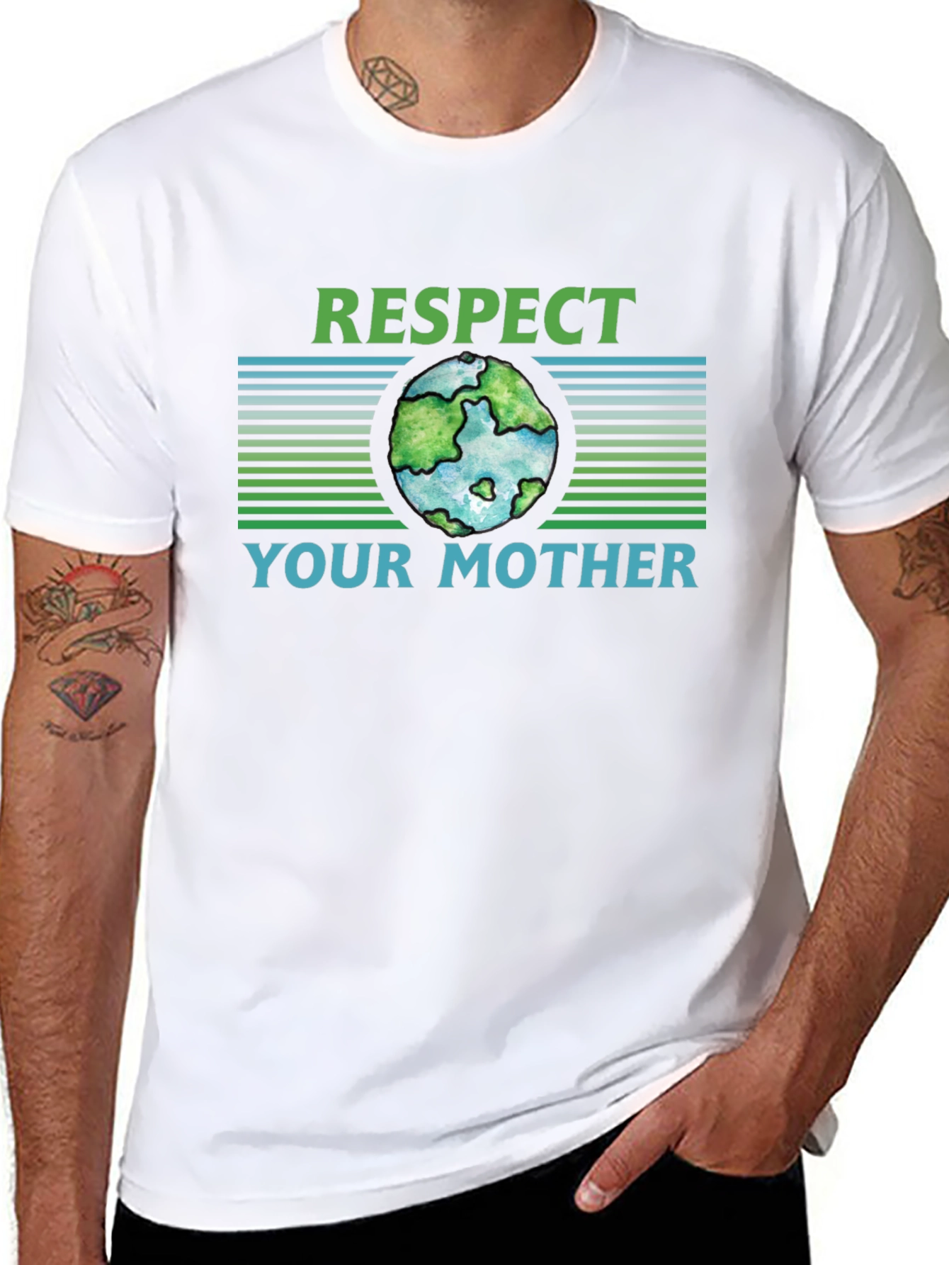 Respect Your Mother Earth Graphic T-Shirt