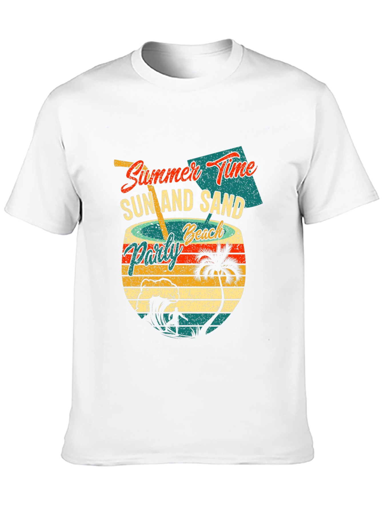 Summer Time Beach Party Graphic T-Shirt