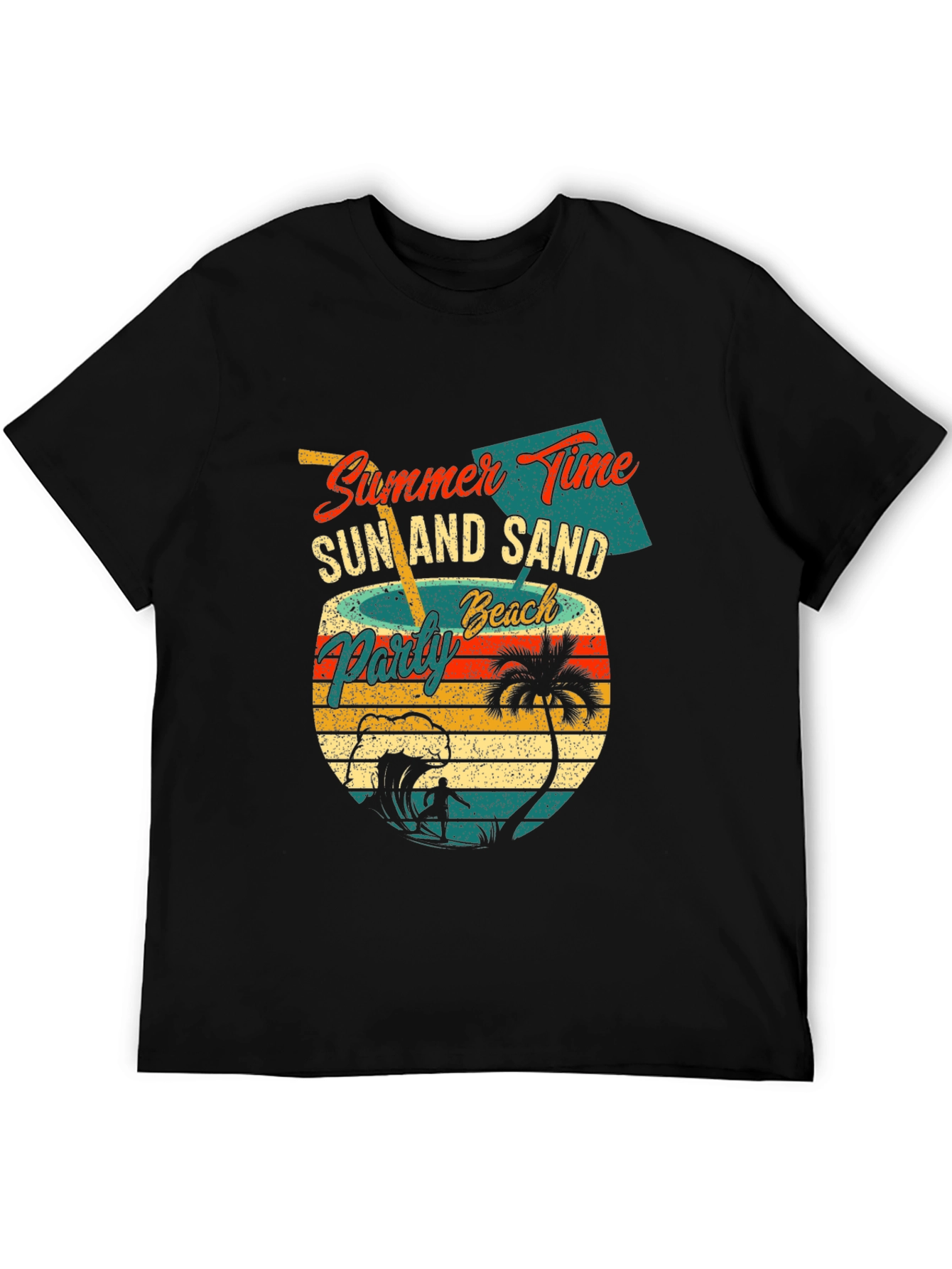 Summer Time Beach Party Graphic T-Shirt