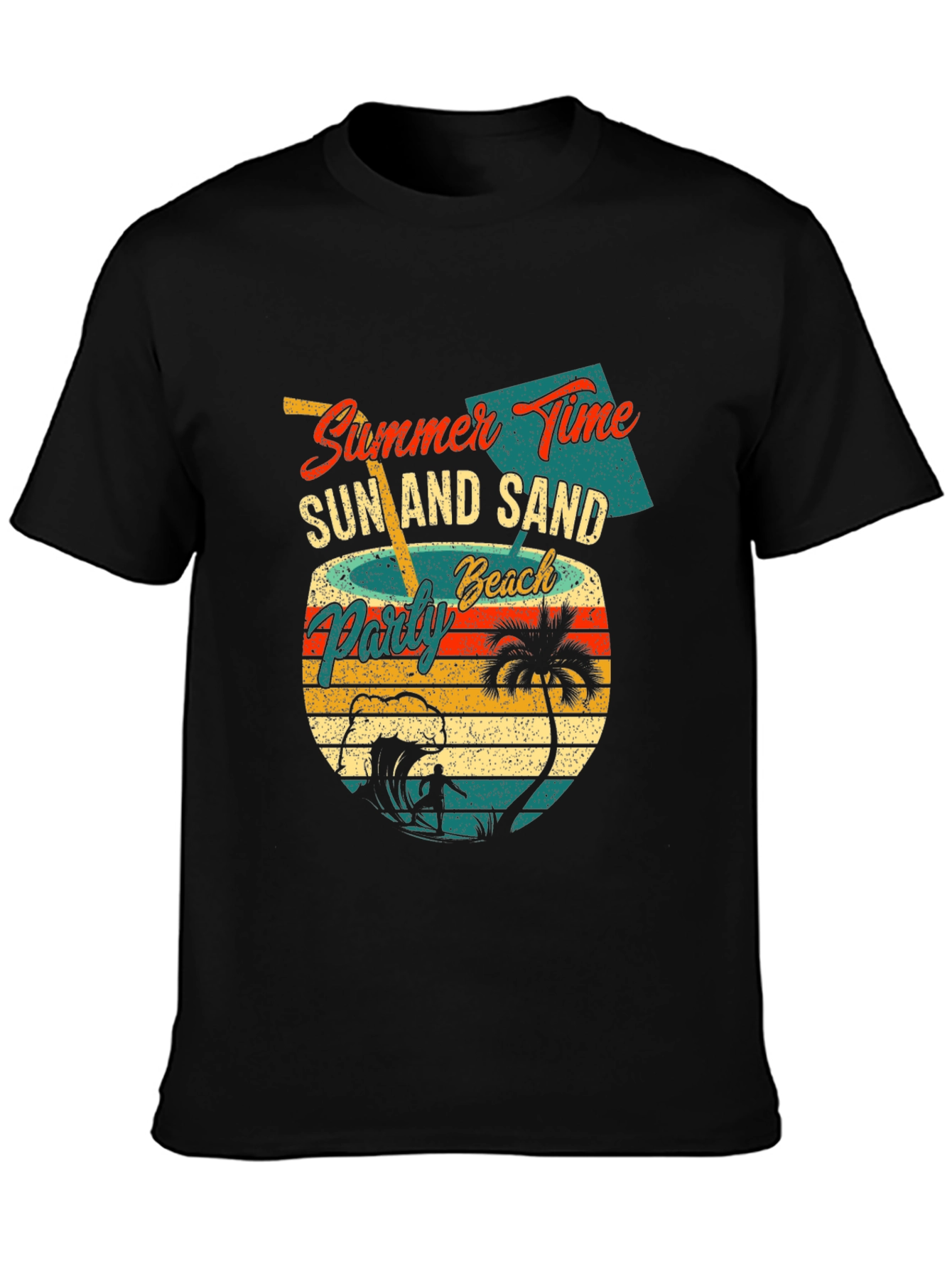 Summer Time Beach Party Graphic T-Shirt