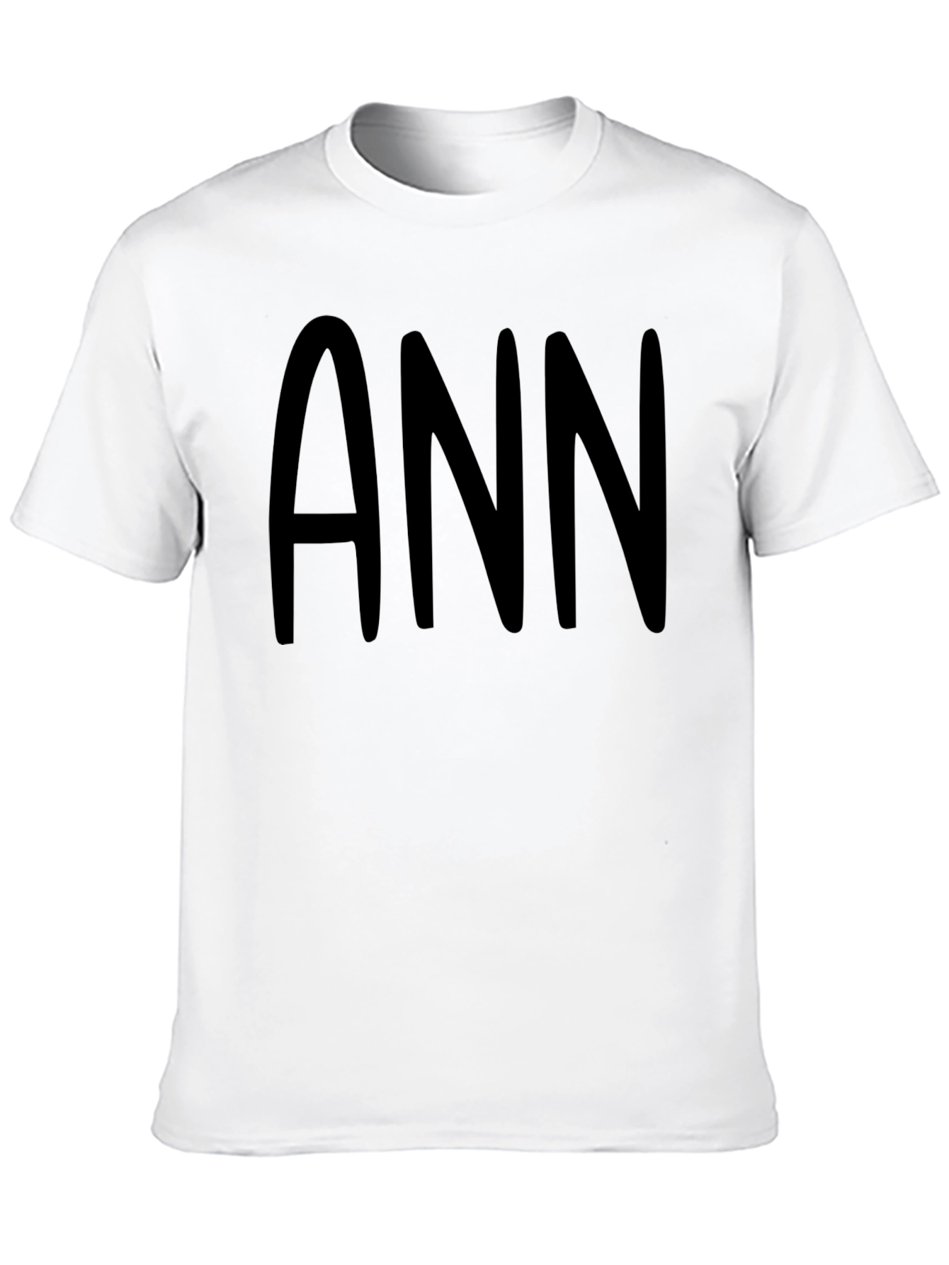 ANN Graphic Tee - Bold & Stylish Black T-Shirt