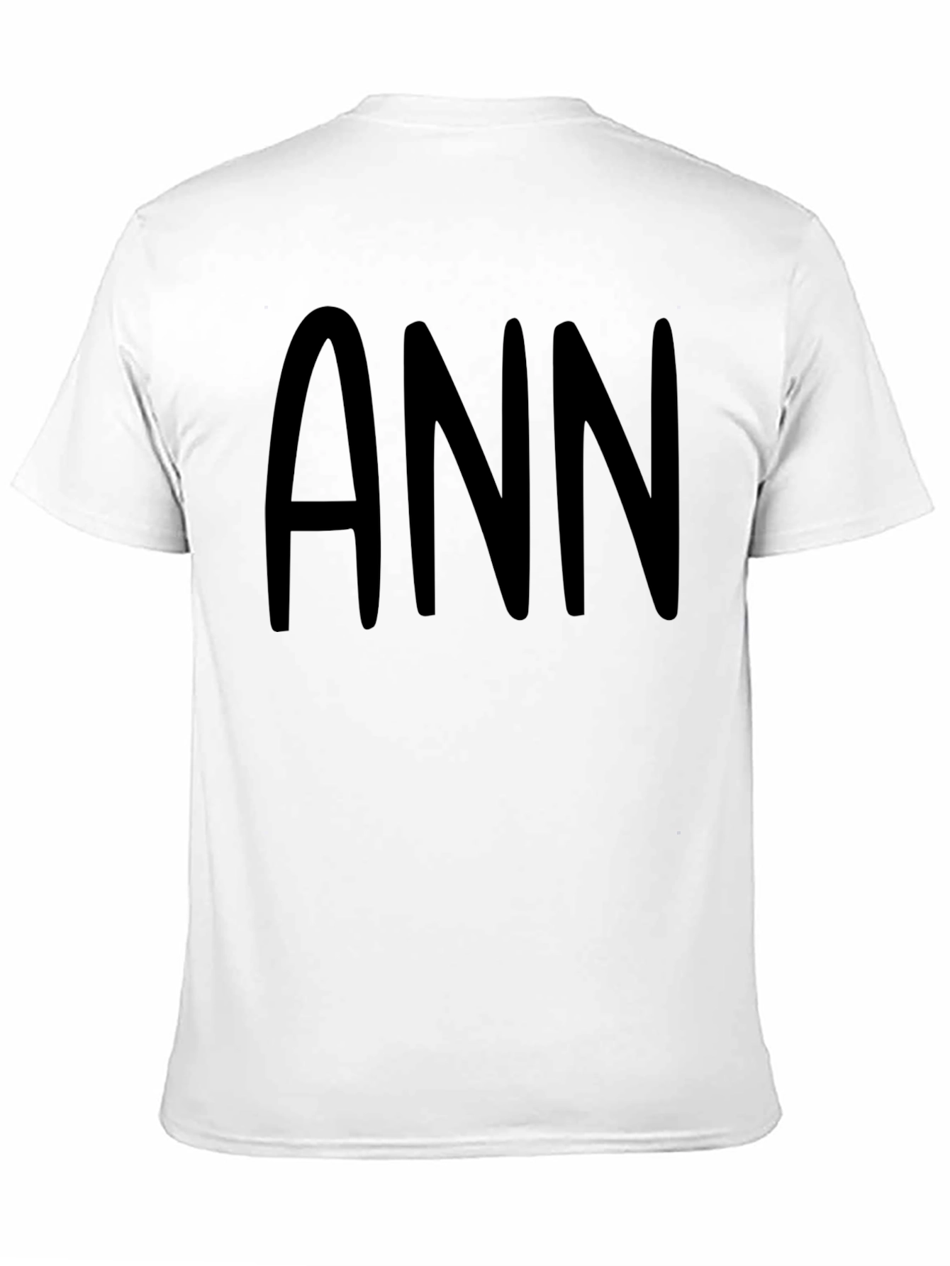 ANN Graphic Tee - Bold & Stylish Black T-Shirt