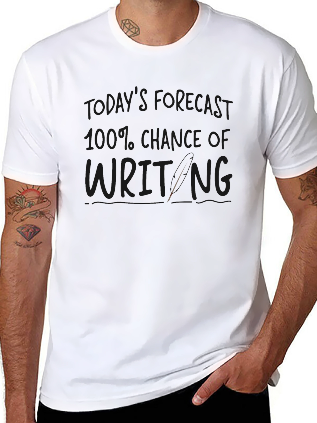 Writers Forecast Graphic Tee