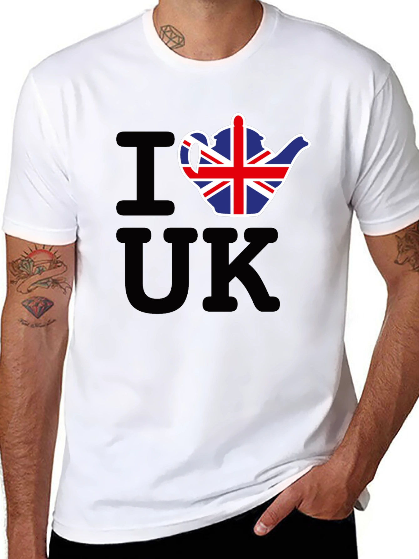I Heart UK Teapot T-Shirt
