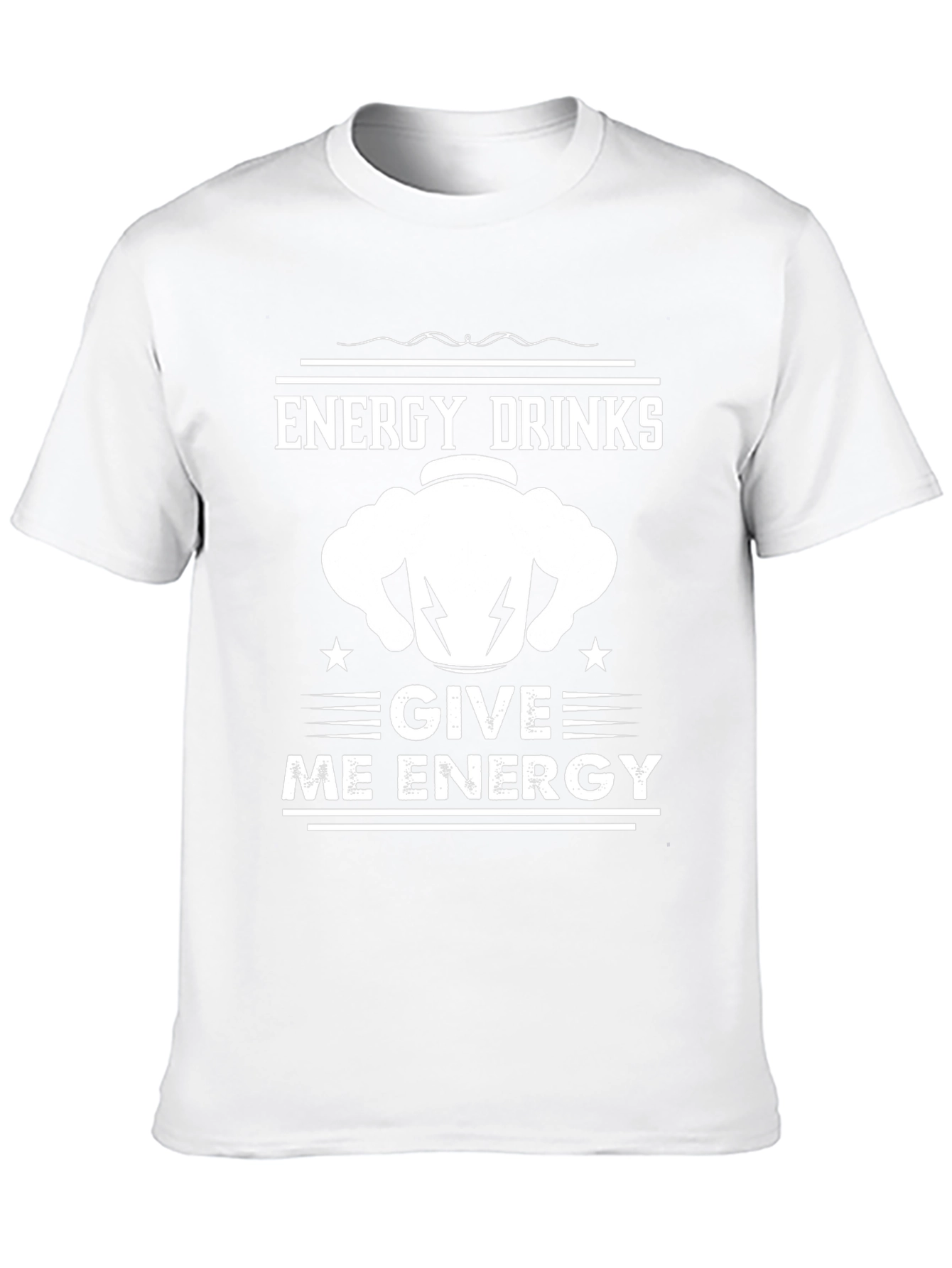 Energy Drinks Give Me Energy Black T-Shirt