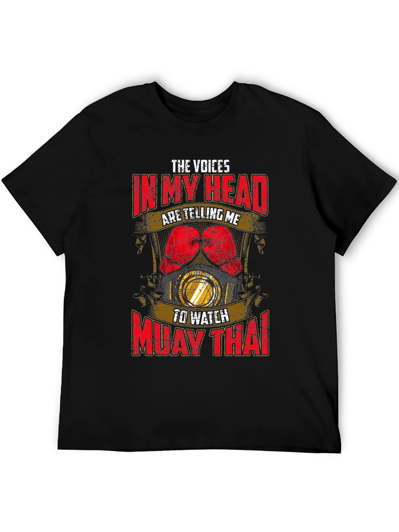 Muay Thai Voices Tee - Mens Black T-Shirt