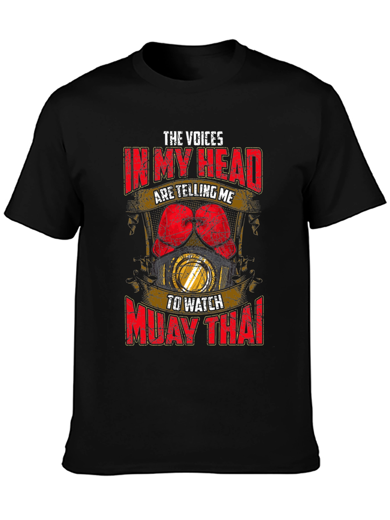 Muay Thai Voices Tee - Mens Black T-Shirt