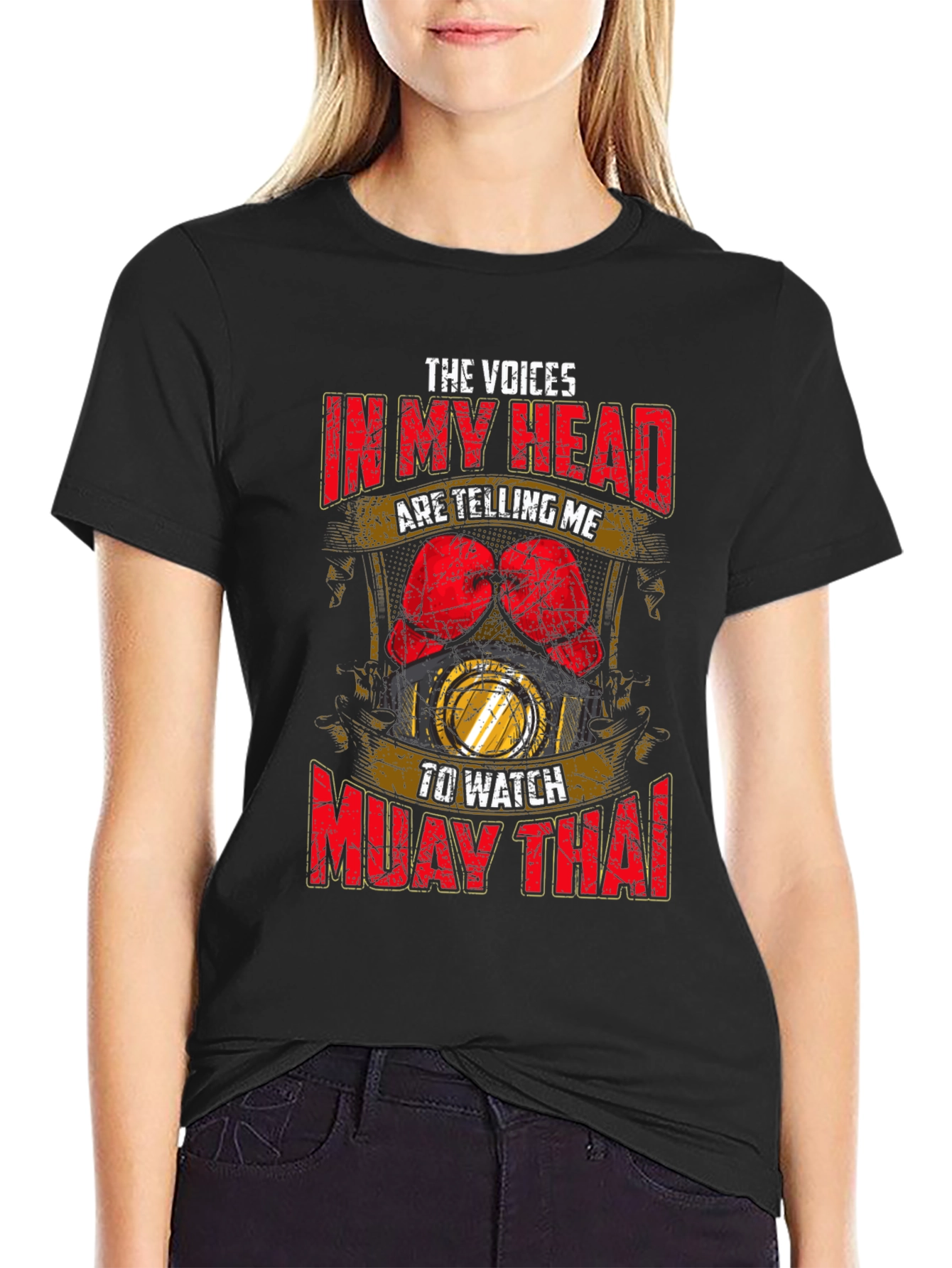 Muay Thai Voices Tee - Mens Black T-Shirt