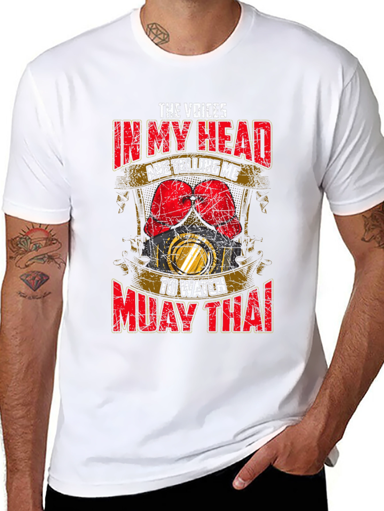 Muay Thai Voices Tee - Mens Black T-Shirt